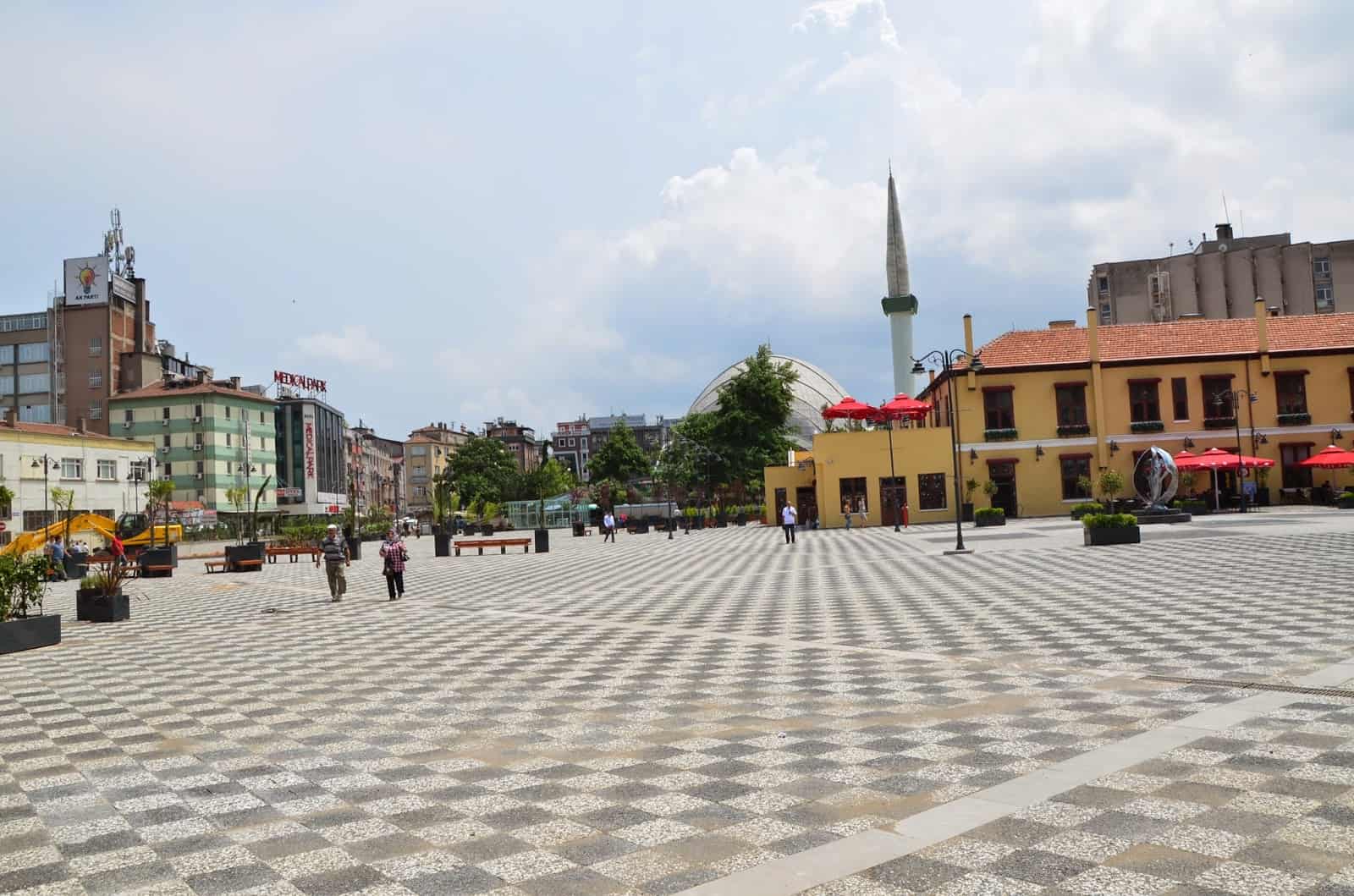 Republic Square in Samsun, Turkey