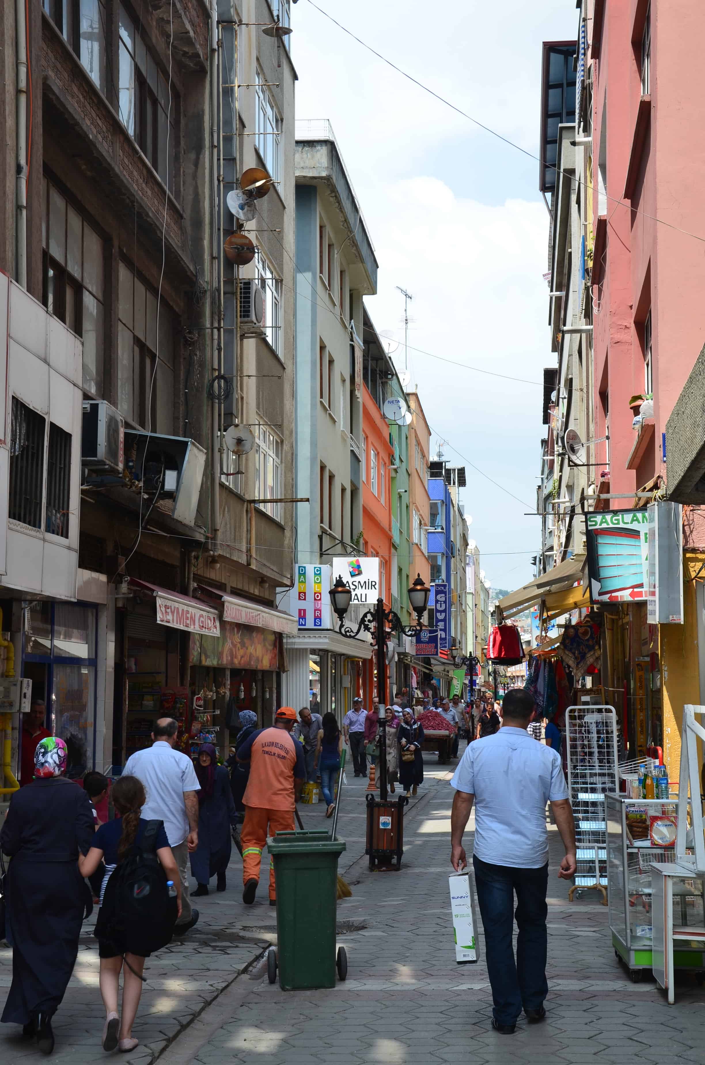 A street in Samsun, Turkey