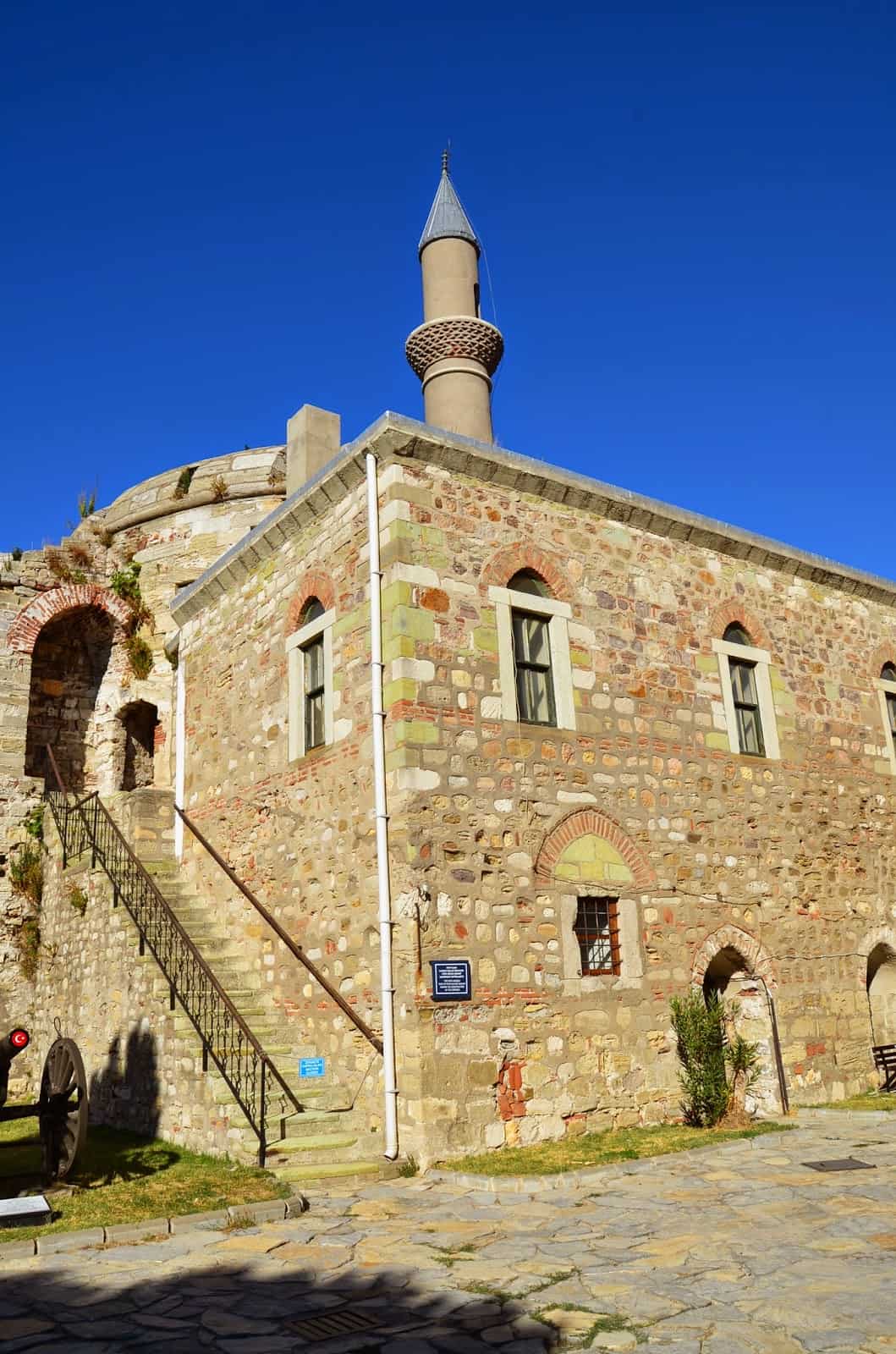 Fatih Mosque at Çimenlik Castle in Çanakkale, Turkey