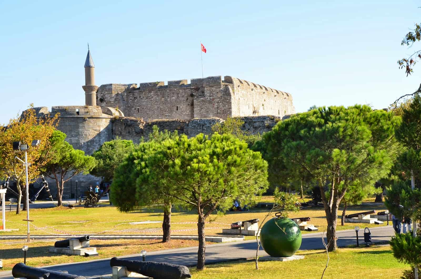 Çimenlik Castle in Çanakkale, Turkey