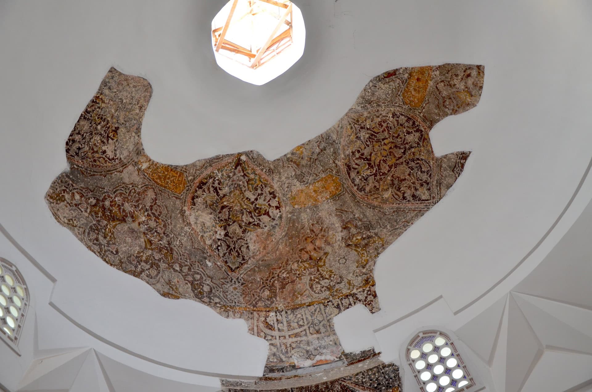 Dome of the Muradiye Mosque in the Edirne city center, Turkey