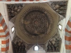 Dome at Old Mosque (Eski Cami) in Edirne, Turkey