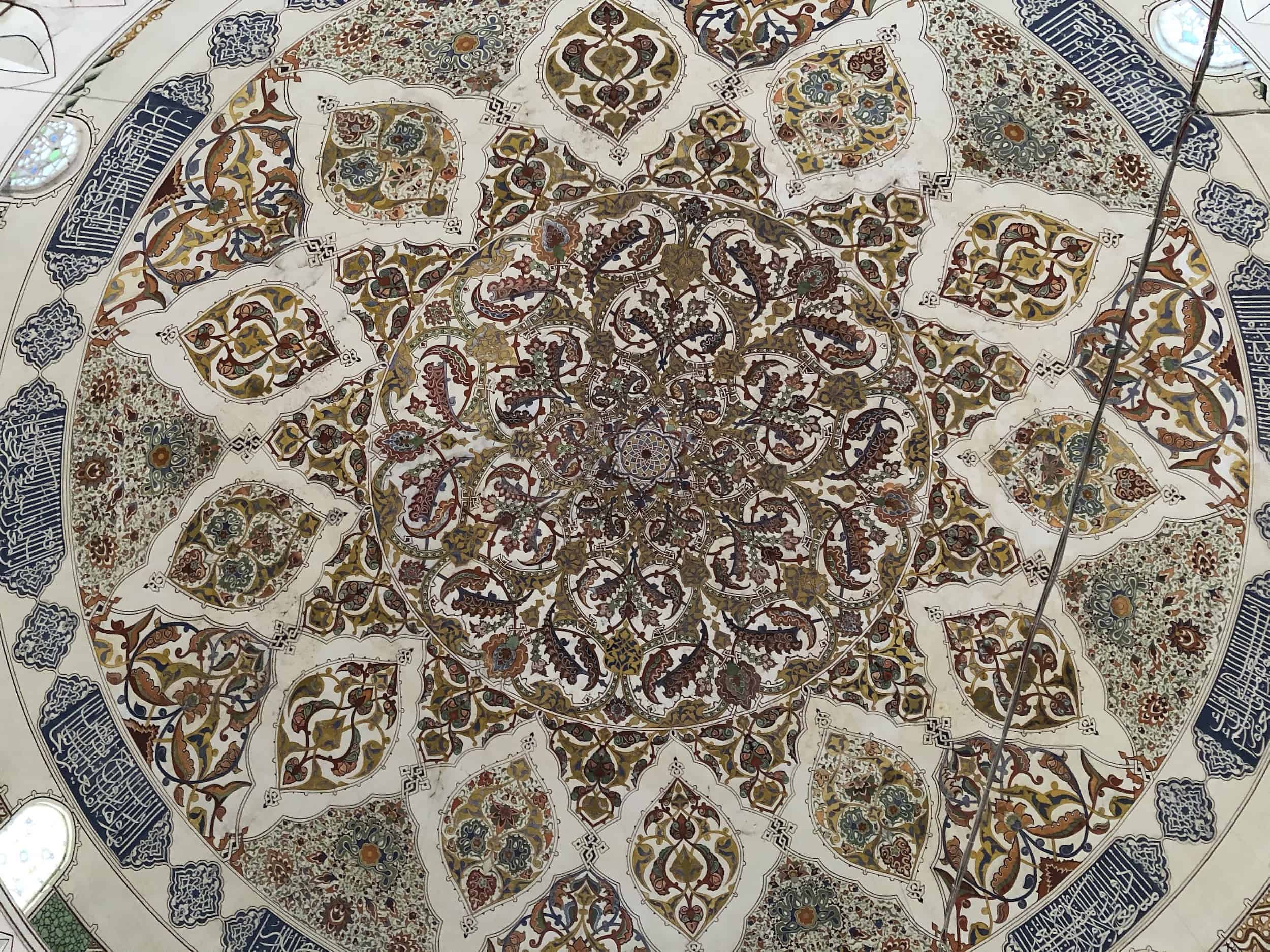 Dome at the Mosque with Three Balconies in the Edirne historic city center, Turkey