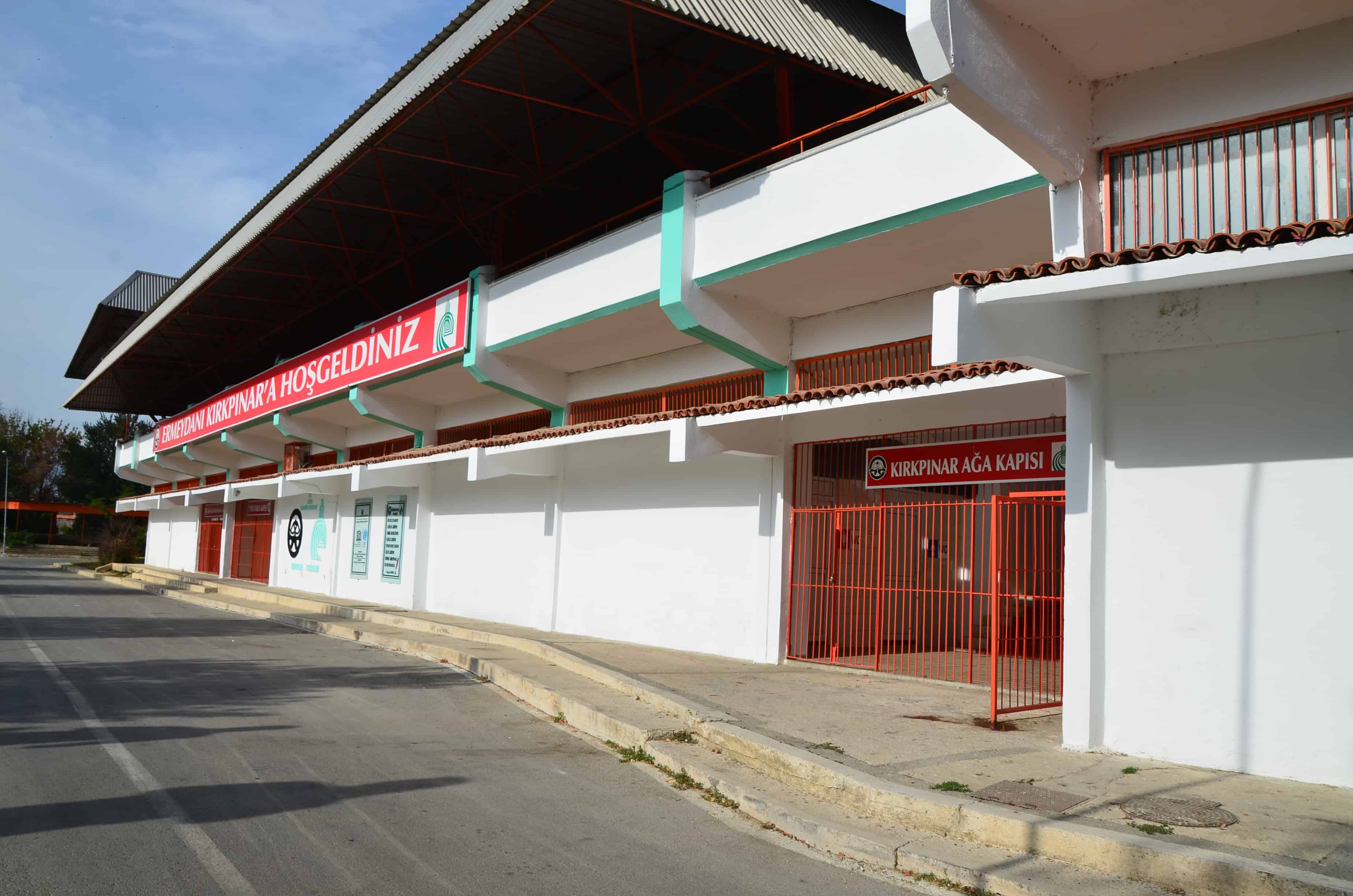 Kırkpınar Wrestling Complex outside the Edirne city center, Turkey