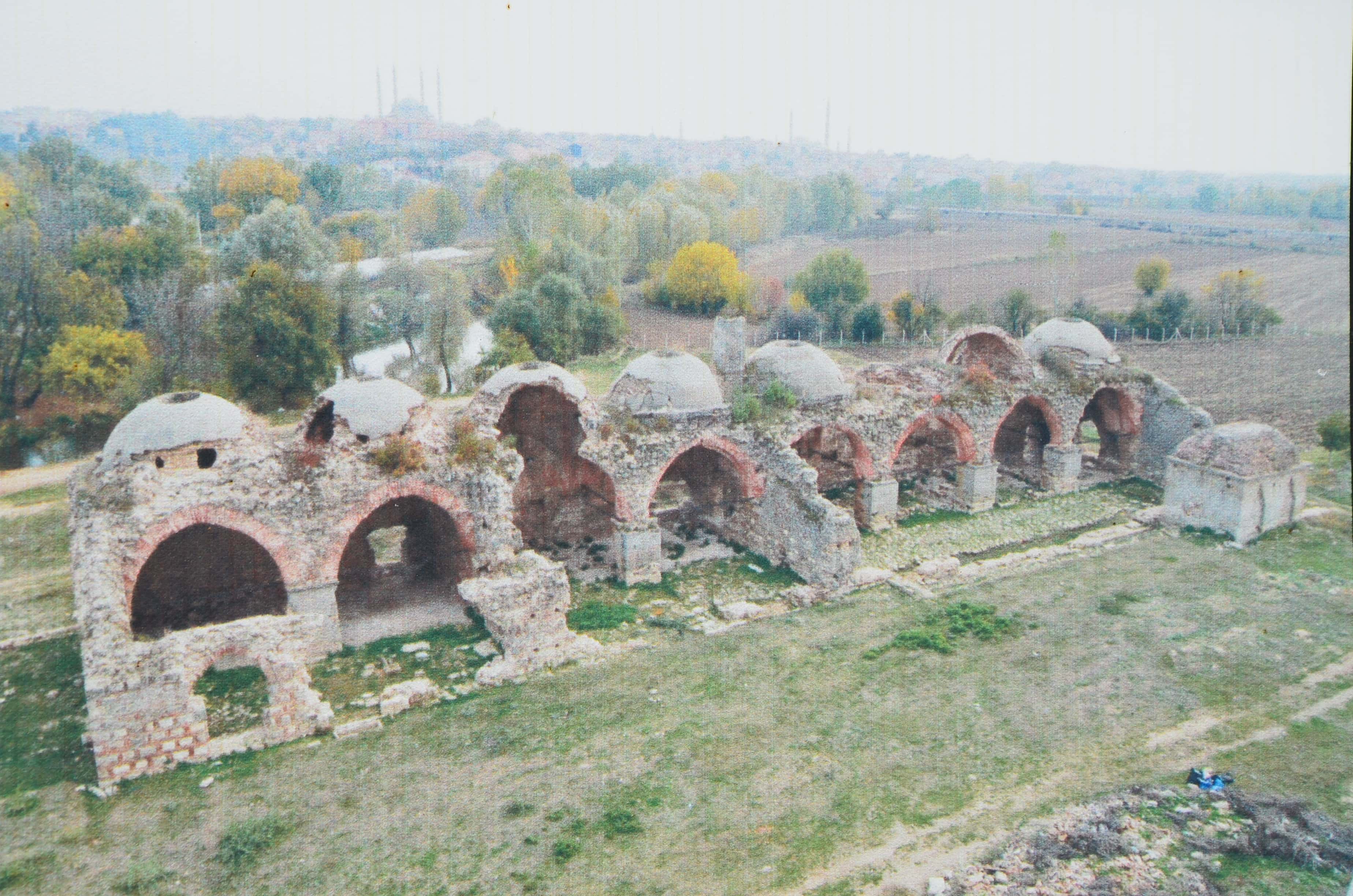 Palace kitchen before restoration at Sarayiçi in Edirne, Turkey