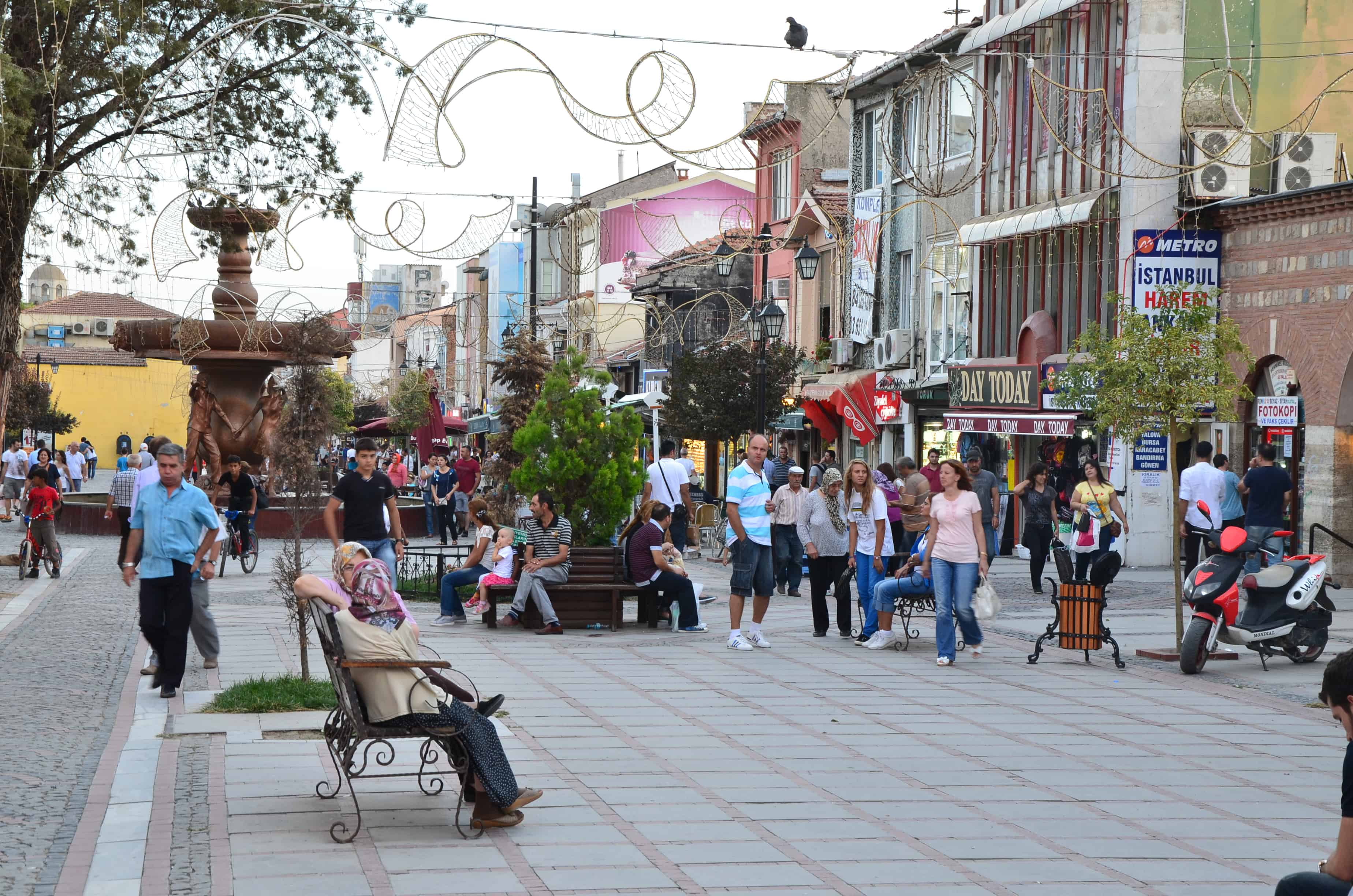Saraçlar Street in Edirne, Turkey