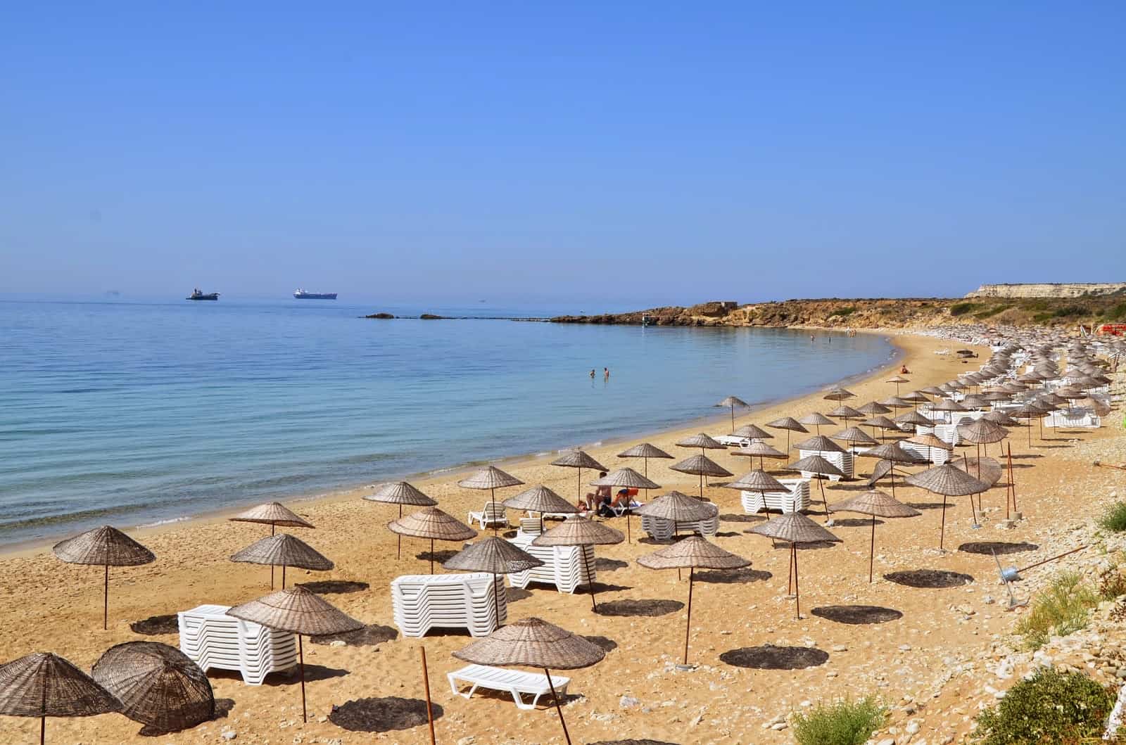Ayazma Plajı in Bozcaada, Turkey