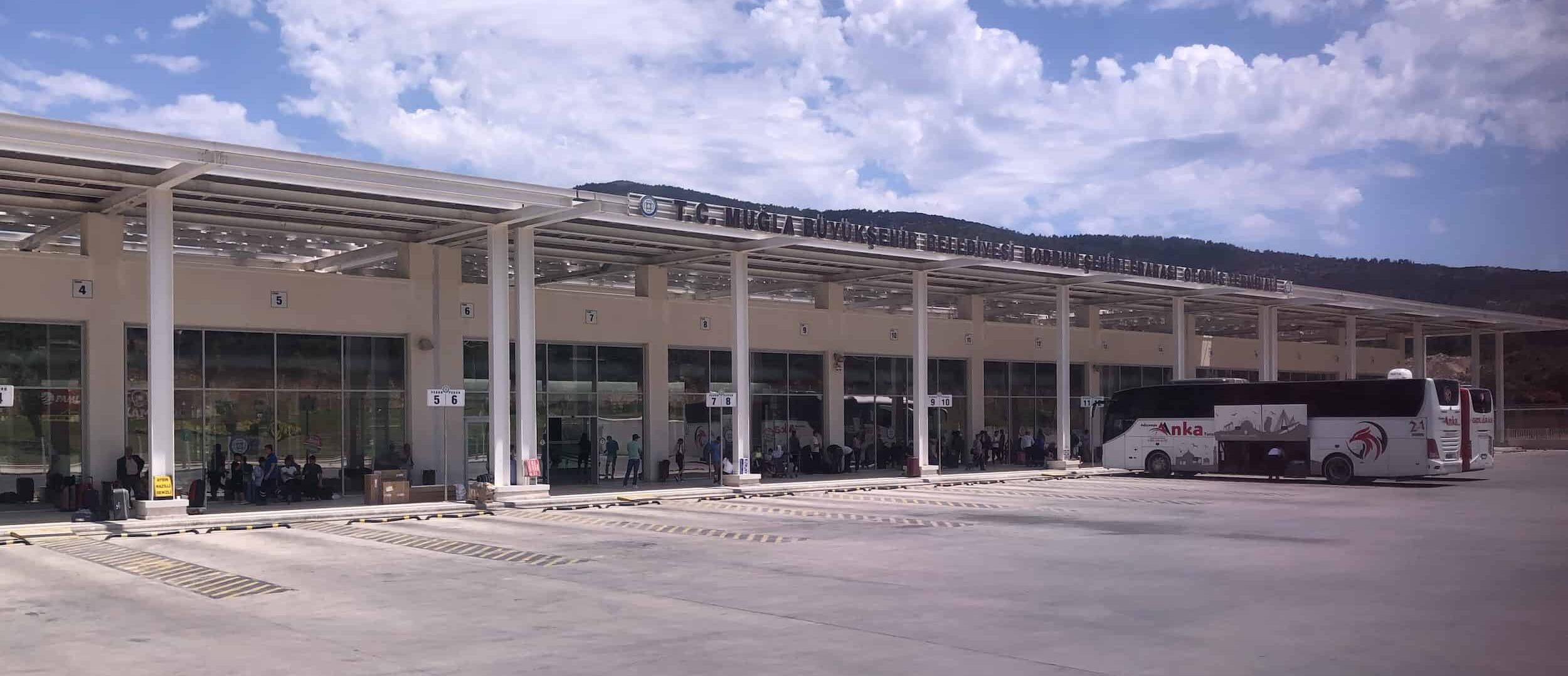 New bus terminal in Bodrum, Turkey