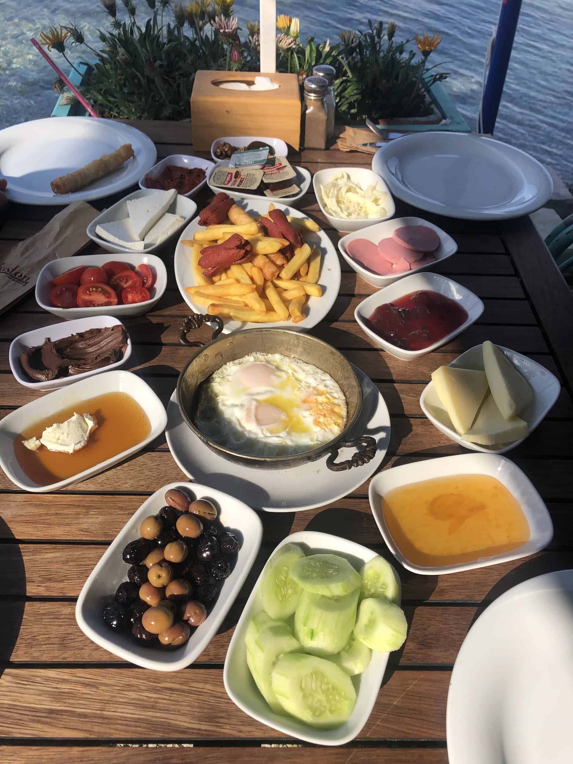 Turkish breakfast at Baston