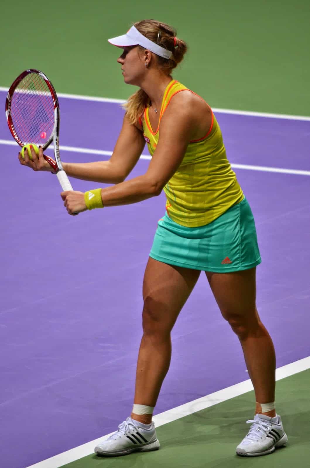 Angelique Kerber in the 2012 WTA Championships at the Sinan Erdem Spor Salonu in Bakırköy, Istanbul, Turkey