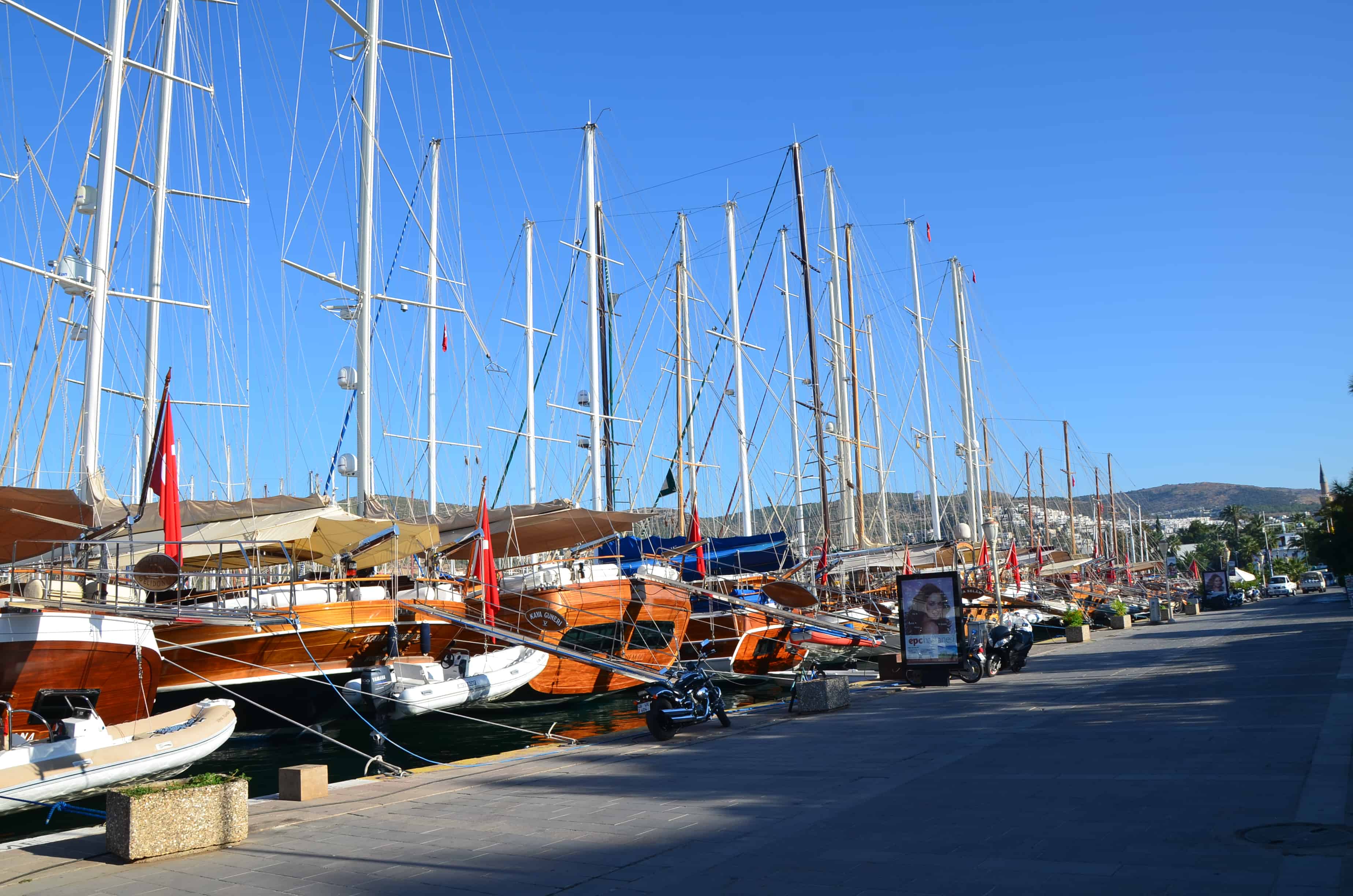 Harbor in Bodrum, Turkey