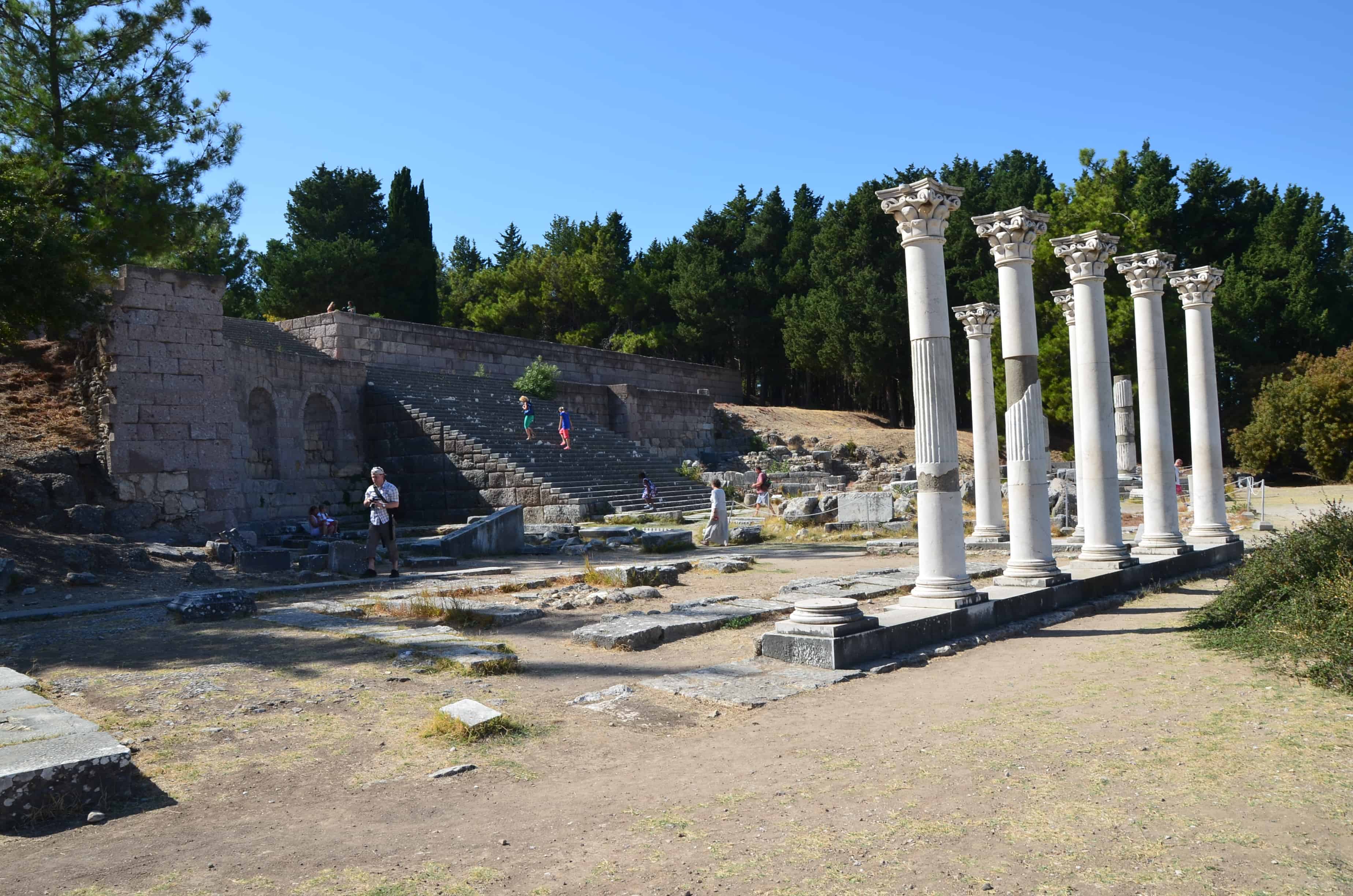 Corinthian temple at the Asklepeion of Kos, Greece