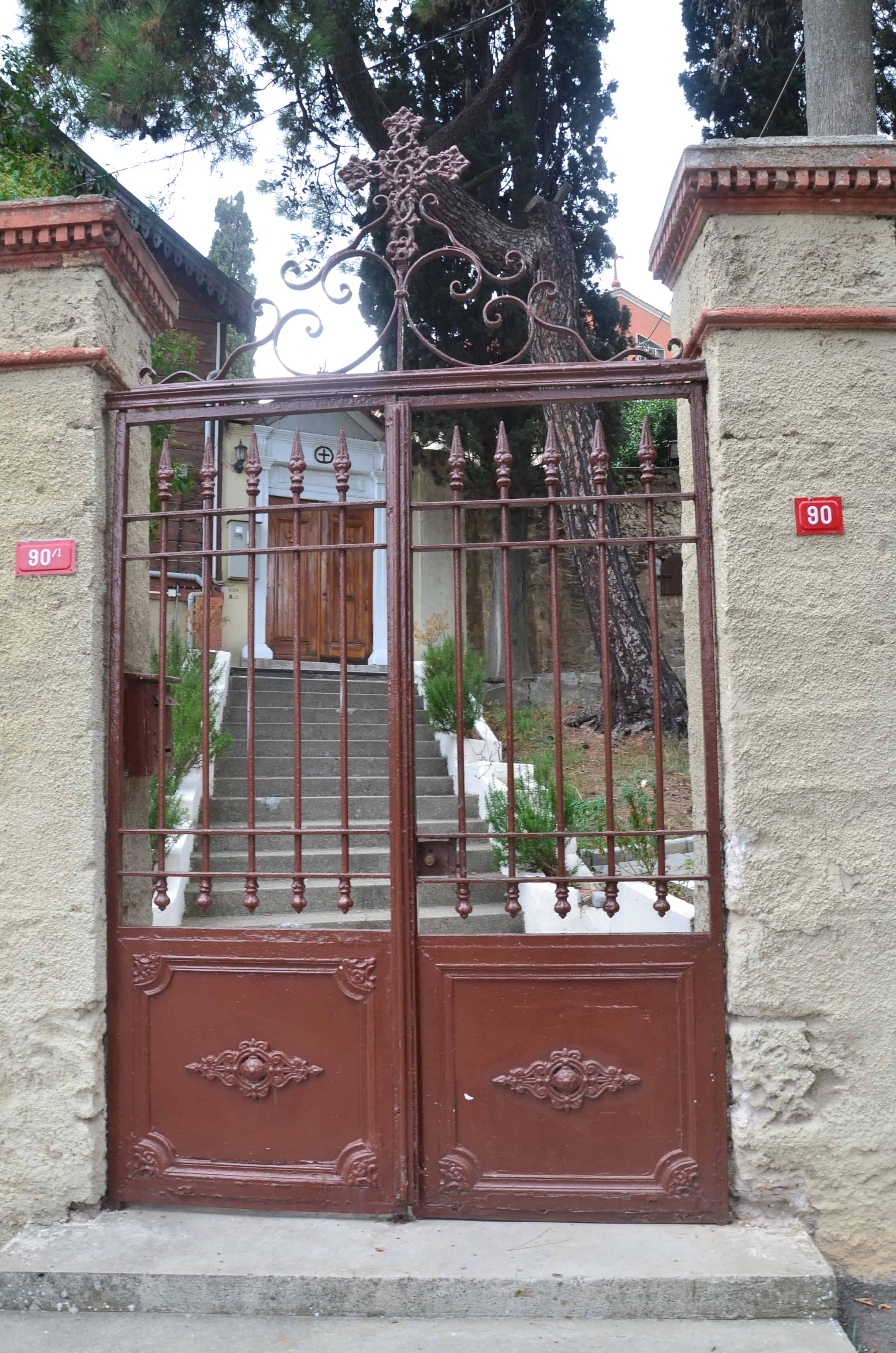 Gates to the Christos Monastery on Büyükada, Istanbul, Turkey