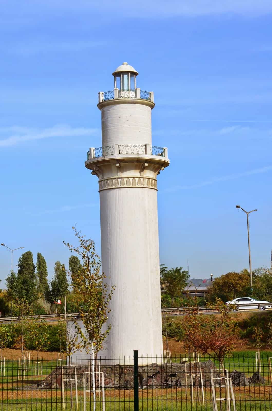 Lighthouse at Şükrü Saracoğlu Stadium in Kadıköy, Istanbul, Turkey