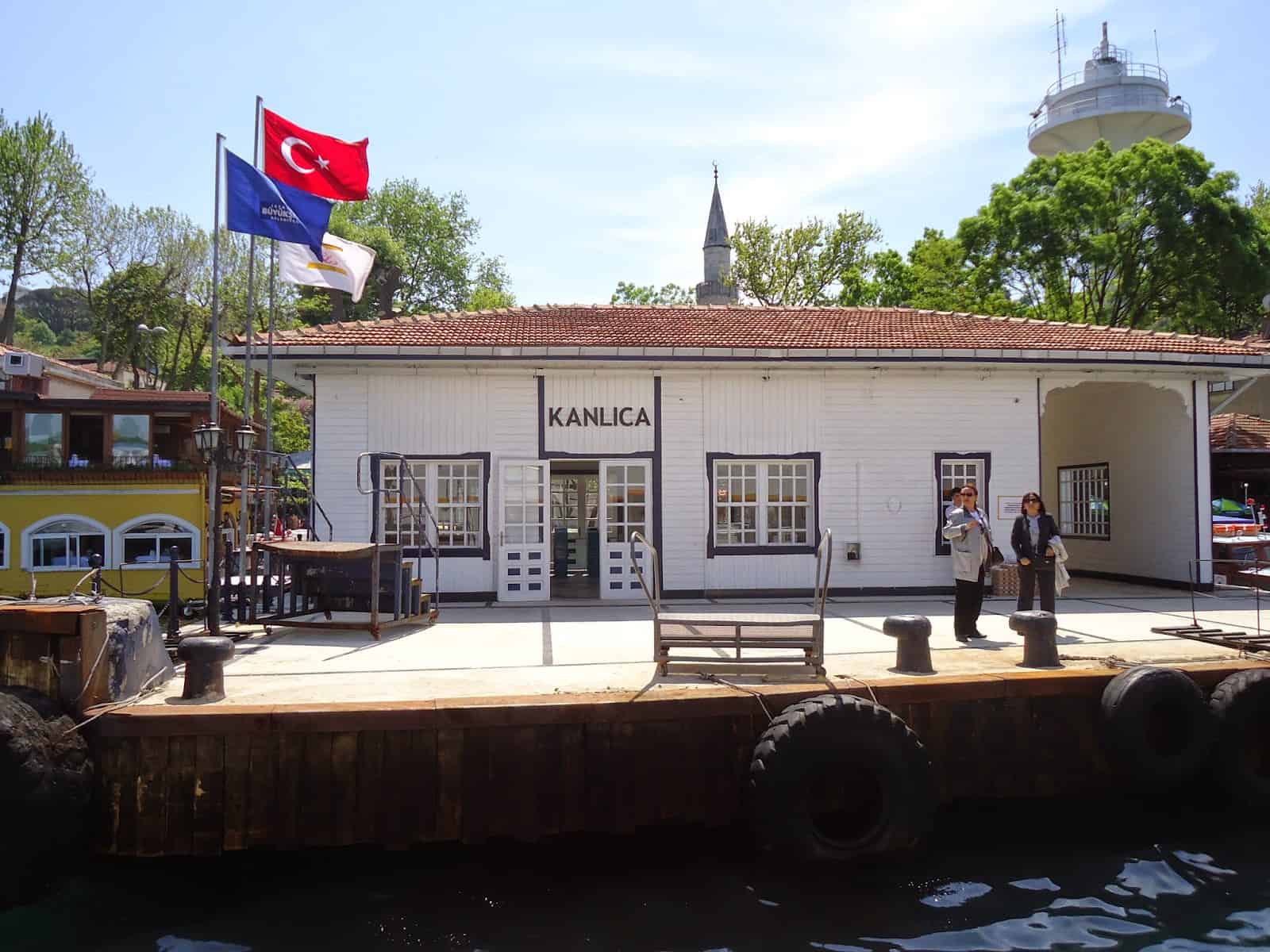 Ferry terminal in Kanlıca, Istanbul, Turkey