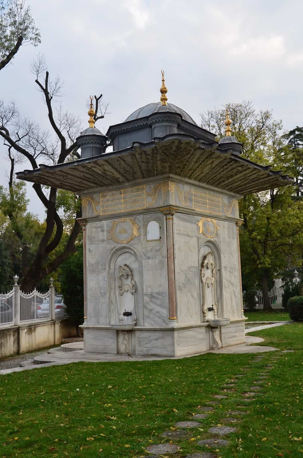 Mihrişah Valide Sultan Çeşmesi at Küçüksu Pavilion in Istanbul, Turkey