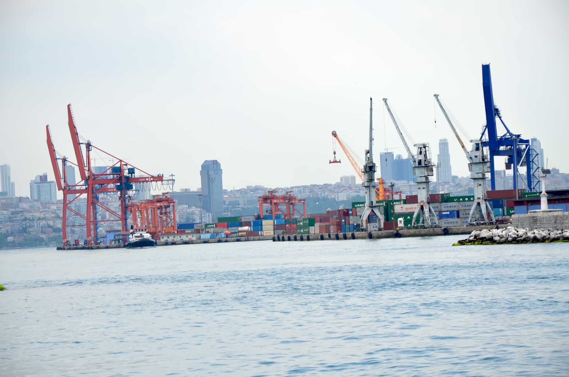 Port of Haydarpaşa in Selimiye, Üsküdar, Istanbul, Turkey