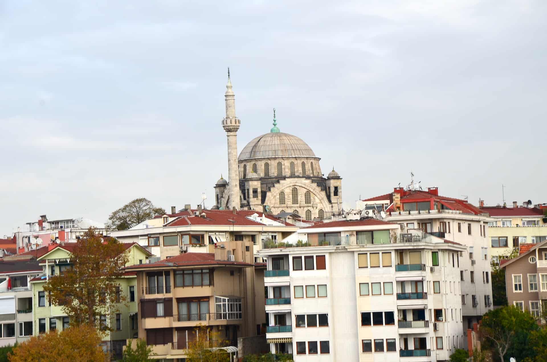 Looking at the Ayazma Mosque from the Bosporus