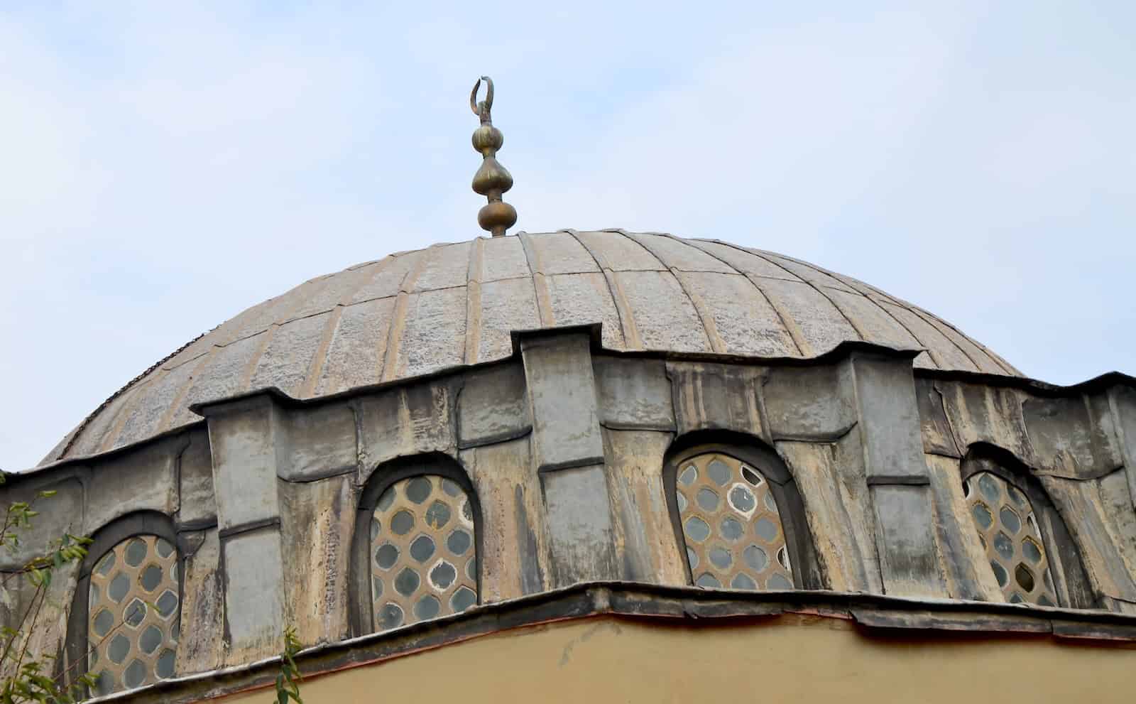 Dome of the Kaptan Pasha Mosque in Üsküdar, Istanbul, Turkey