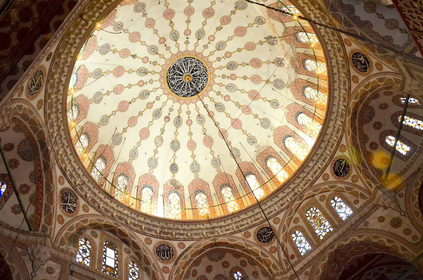 Dome of the Yeni Valide Mosque in Üsküdar, Istanbul, Turkey