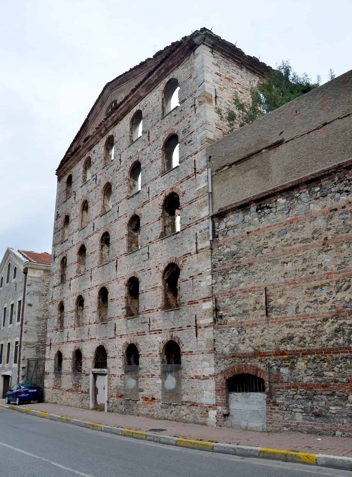 Old flour factory in Paşalimanı, Ιstanbul, Turkey