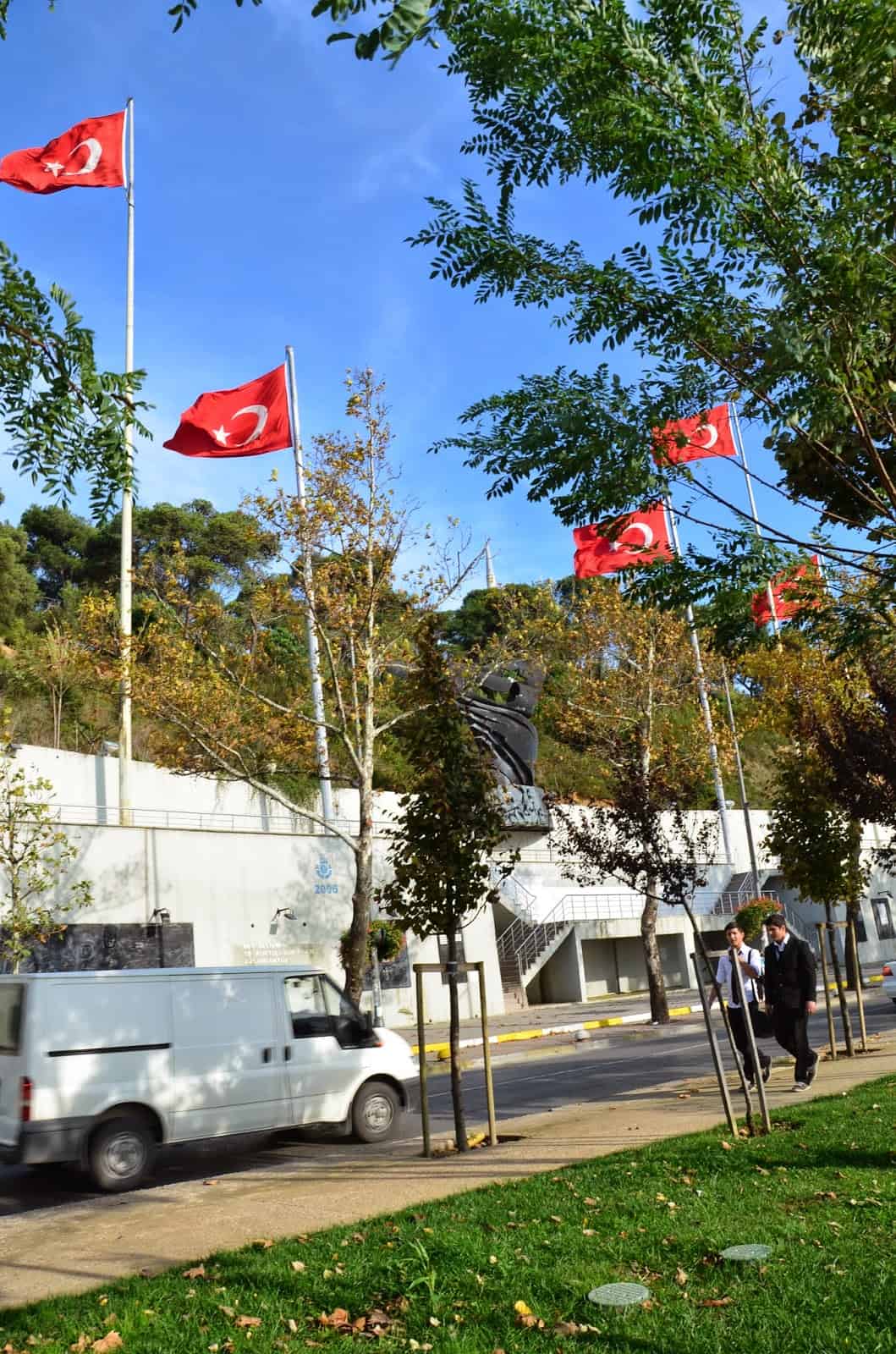 Monument to Turkish soldiers in Beykoz, Istanbul, Turkey