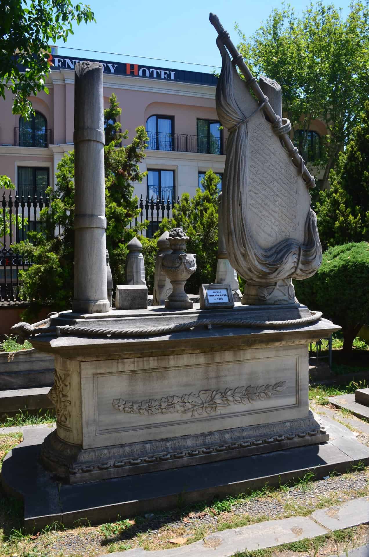 Grave of Captain Ibrahim Pasha (d. 1889)