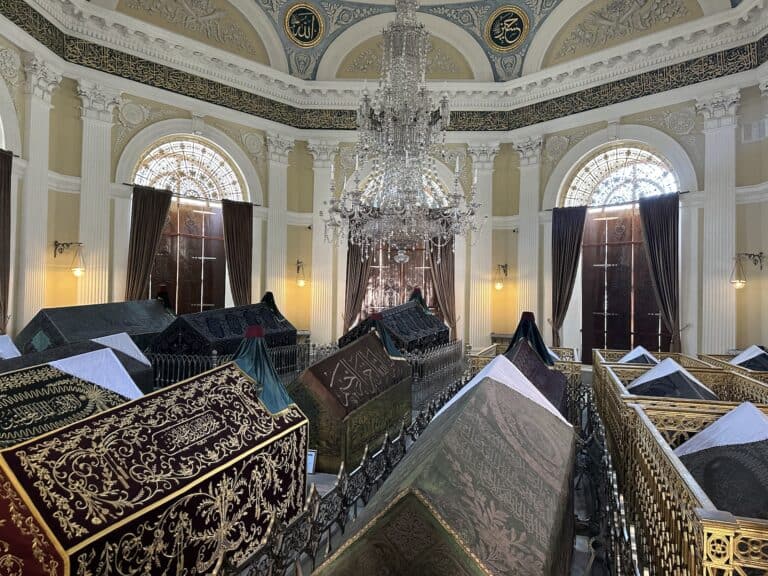 Interior of the Tomb of Mahmud II in Istanbul, Turkey