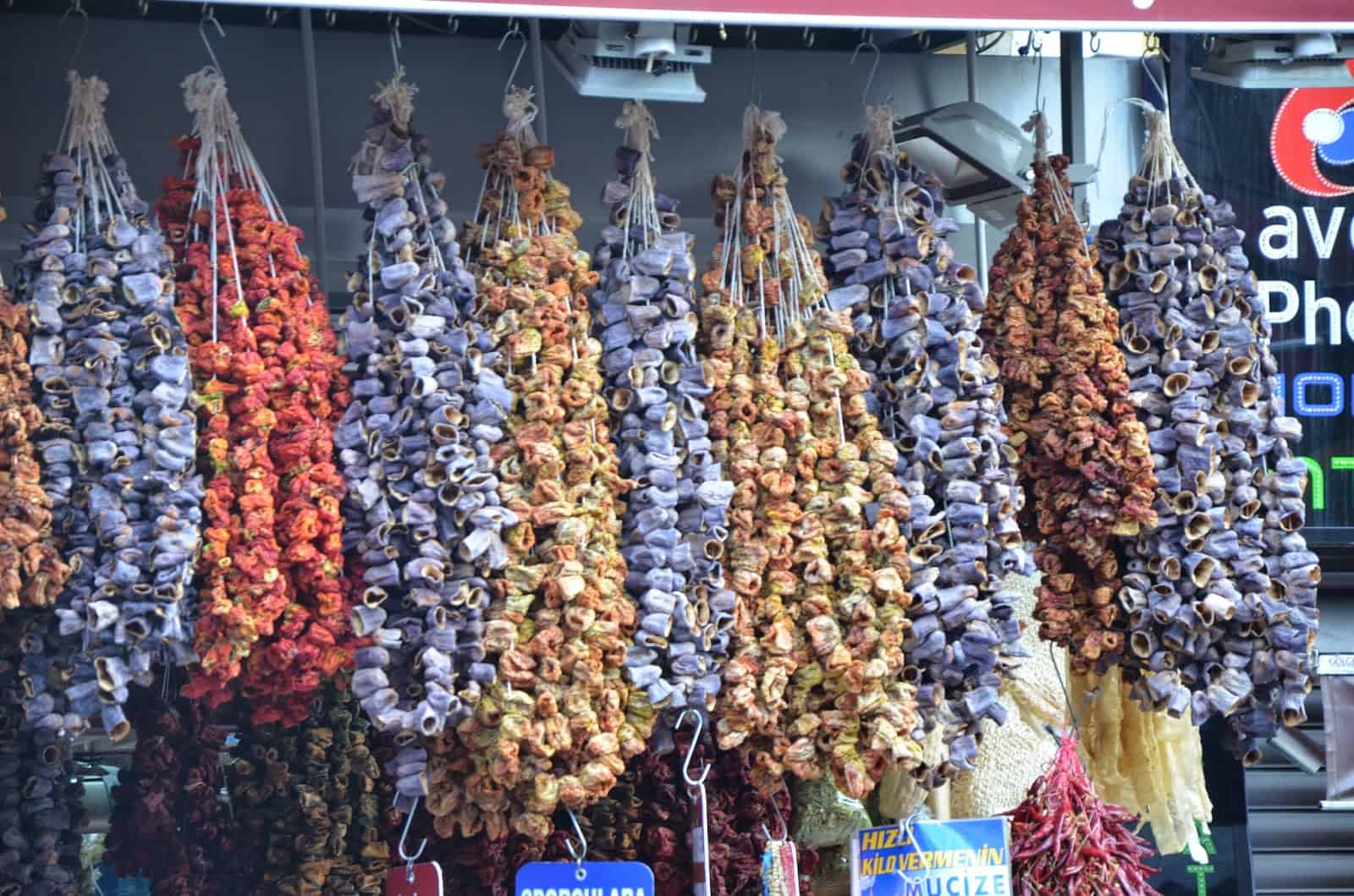 Spices in Üsküdar, Istanbul, Turkey