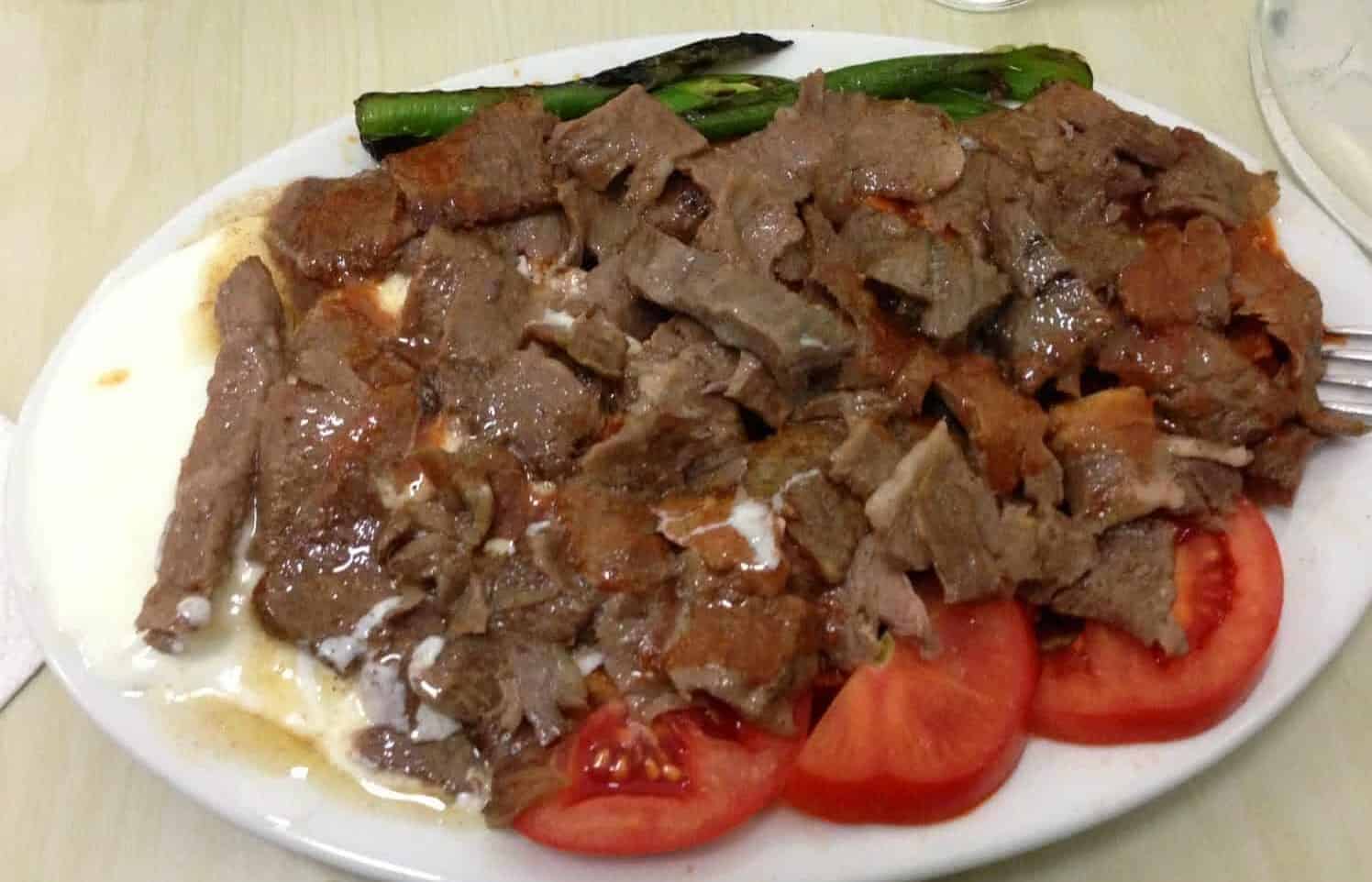 İskender kebab at İskender in Bursa, Turkey