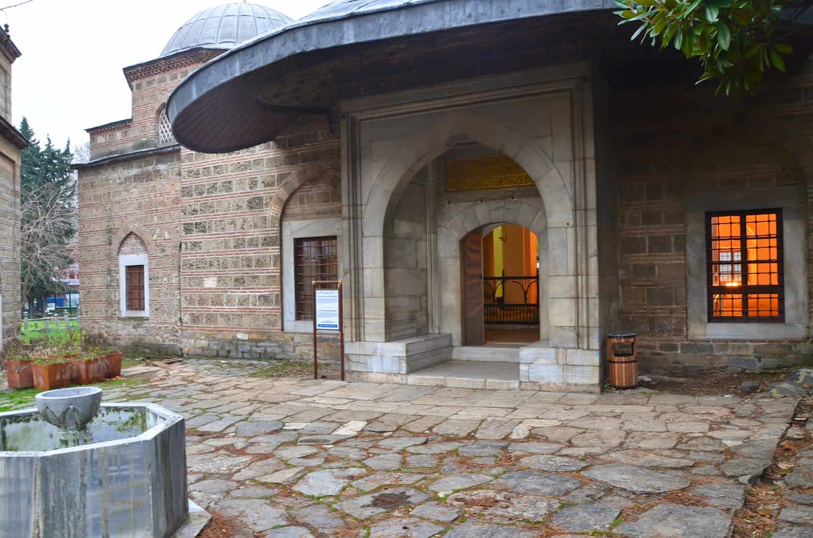 Tomb of Murad II in January 2013 at the Muradiye Complex in Bursa, Turkey