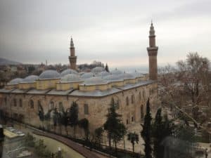 Grand Mosque in Bursa, Turkey