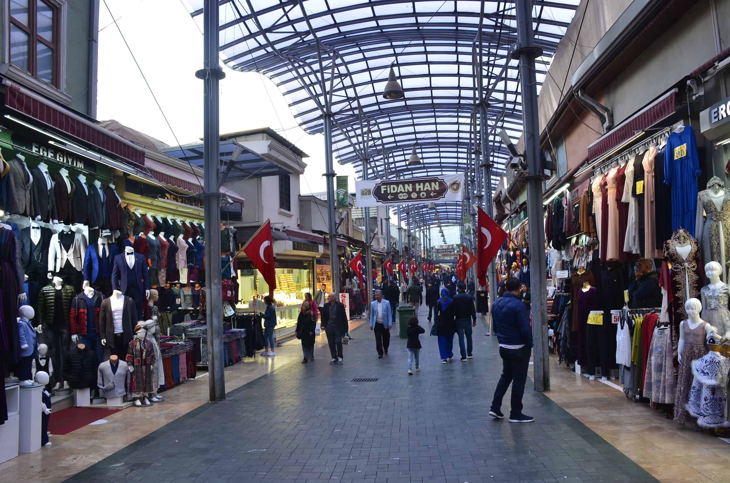 Long Bazaar in Bursa, Turkey