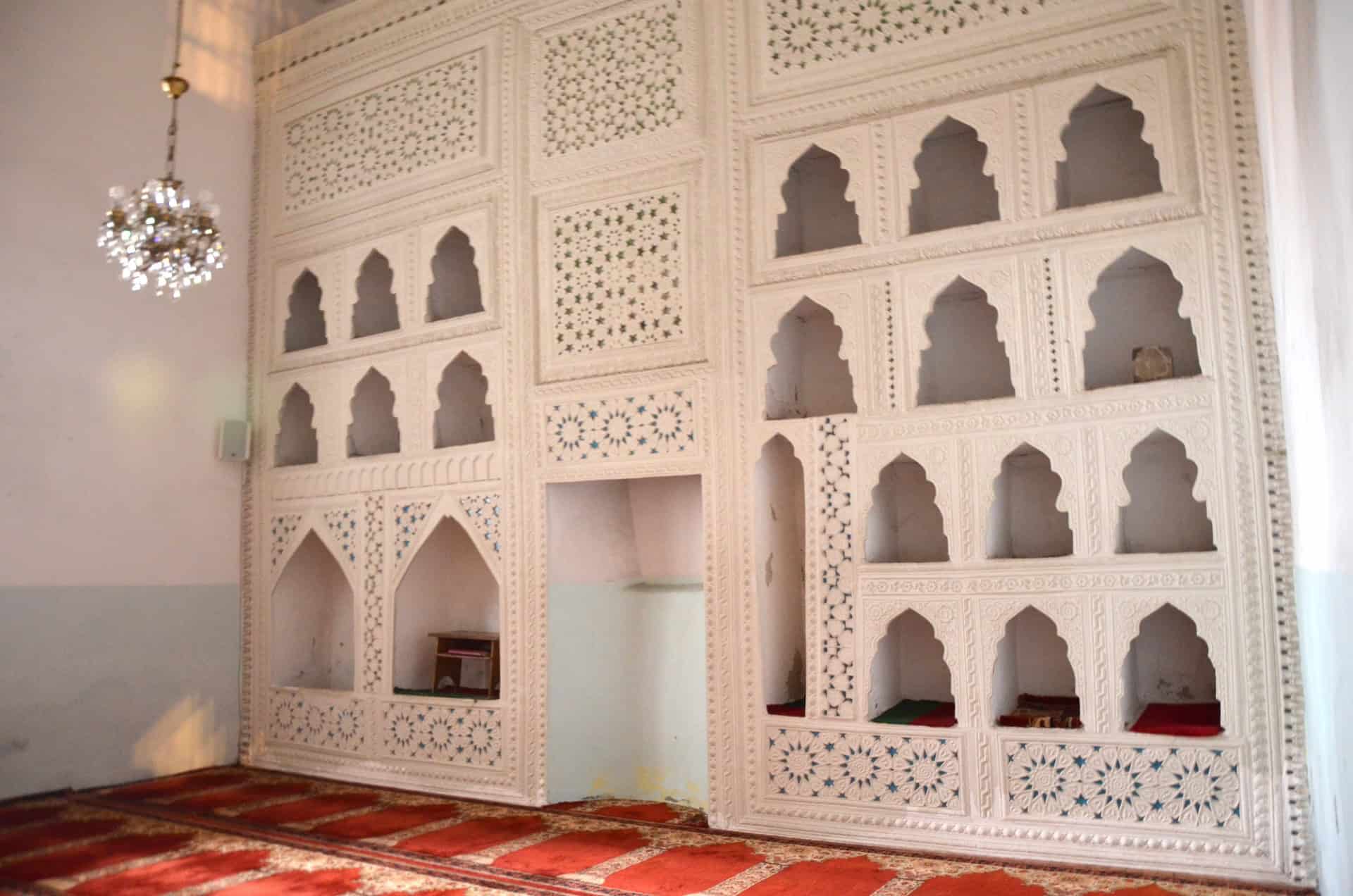 Side room with cupboards at the Bayezid I Mosque at the Yıldırım Bayezid Complex in Bursa, Turkey