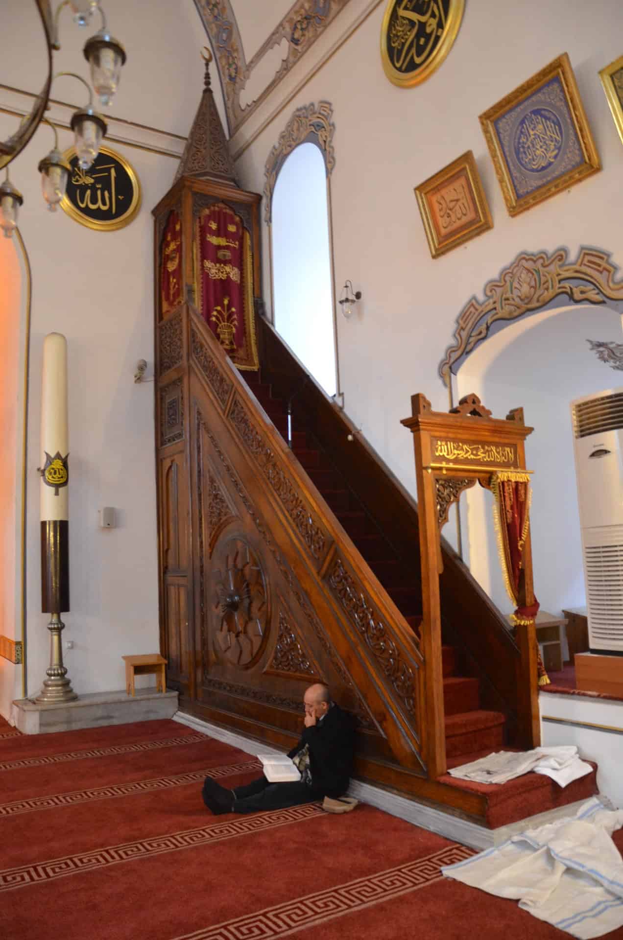 Minbar of the Hüdavendigâr Mosque in Çekirge, Bursa, Turkey