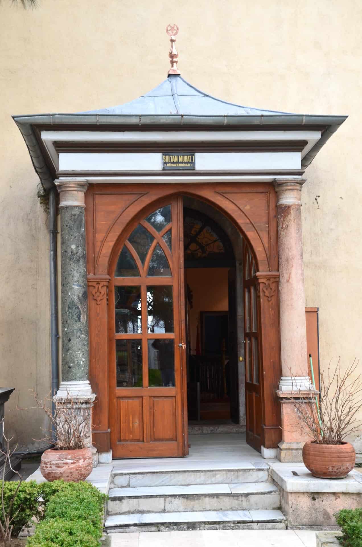 Entrance to the Tomb of Murad I in Çekirge, Bursa, Turkey