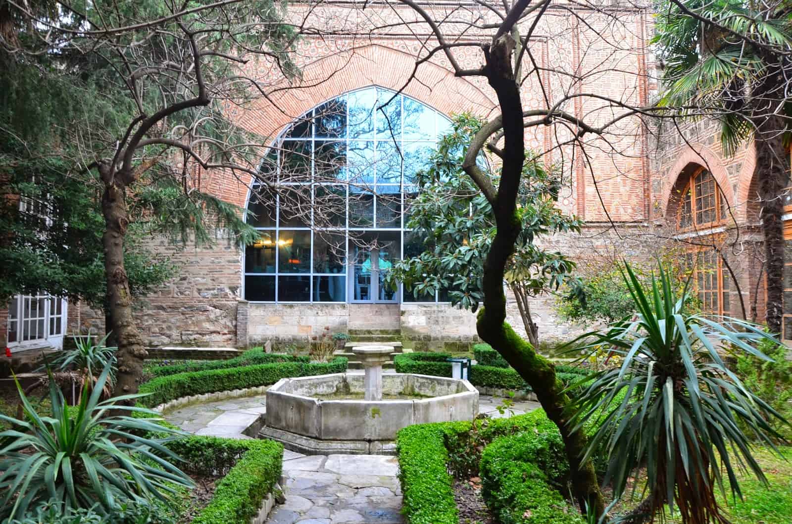 Courtyard of the Muradiye Madrasa (in January 2013, before restoration)