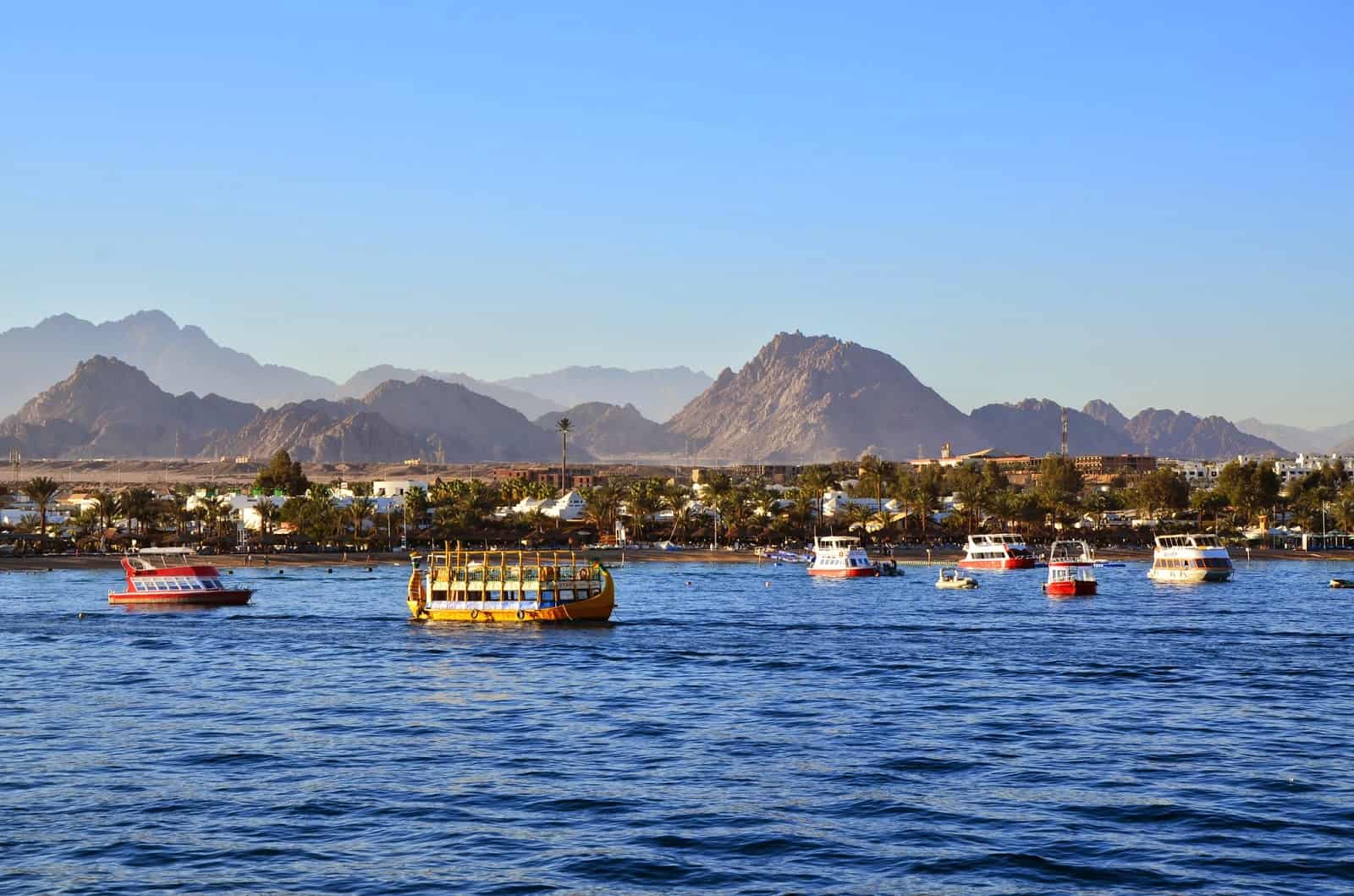 Sharm el-Sheikh from the boat, Egypt