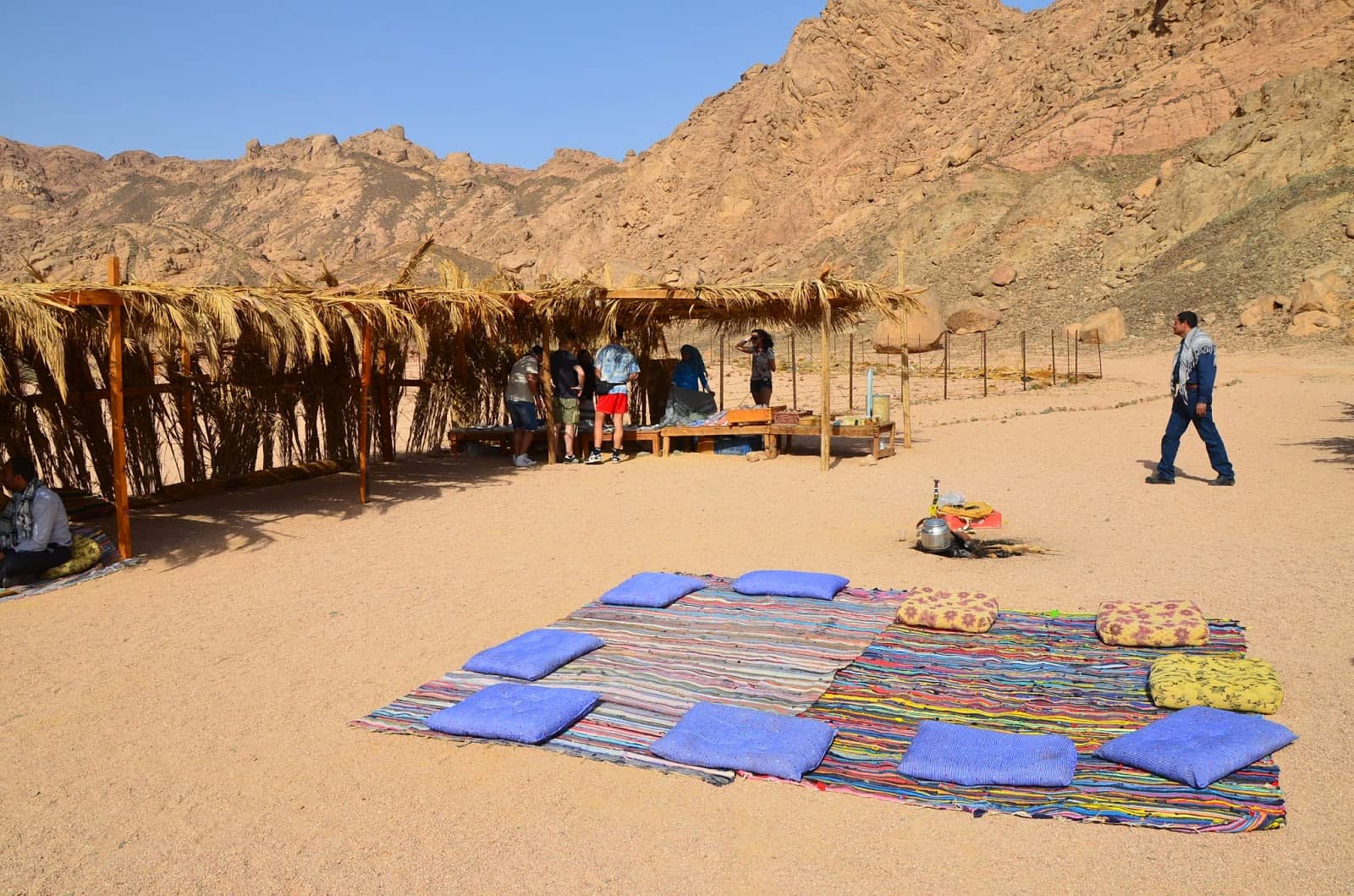 Bedouin camp on the desert safari in Sinai, Egypt
