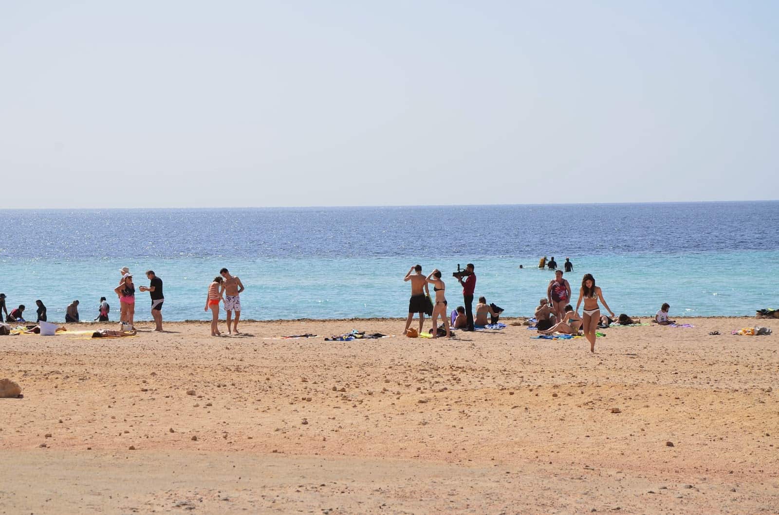 The second beach where we snorkeled at Ras Mohammad National Park in Sinai, Egypt