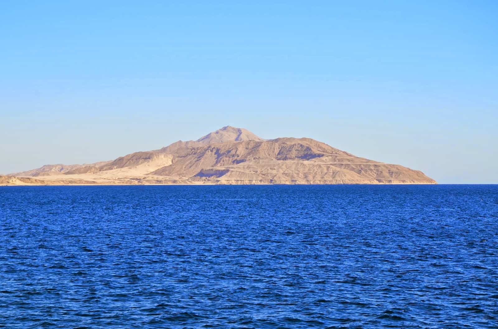 Tiran Island in the Red Sea, Egypt