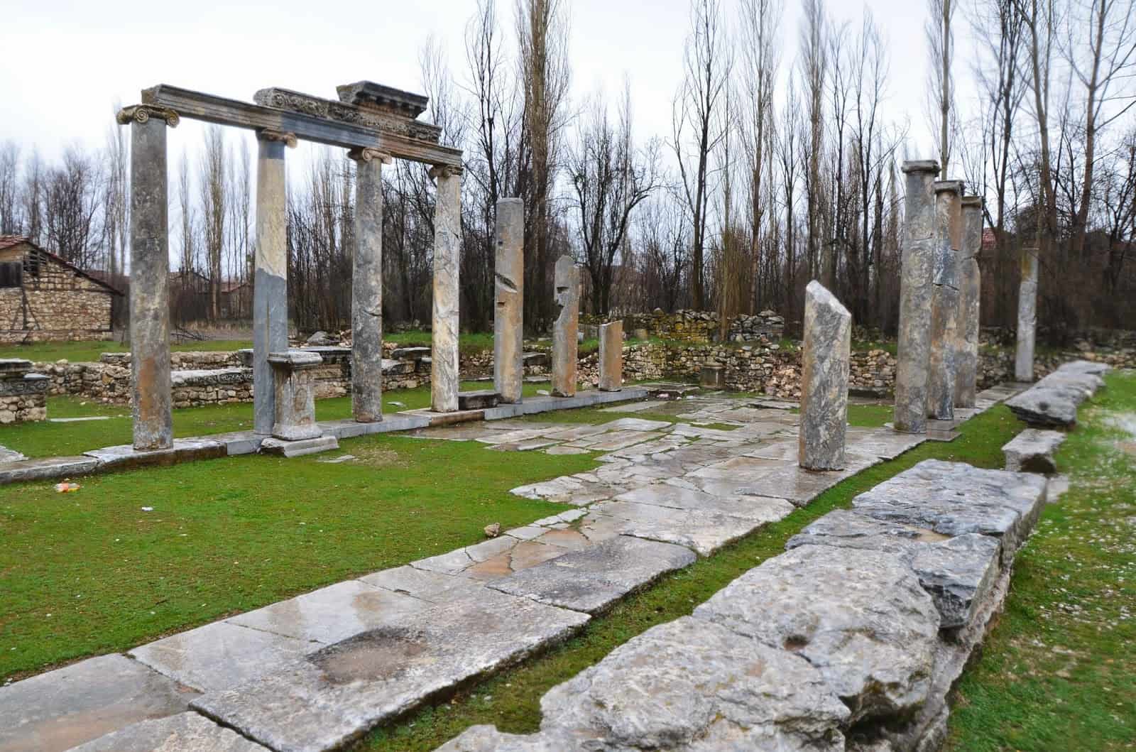 Colonnaded street at Aizanoi, Çavdarhisar, Turkey