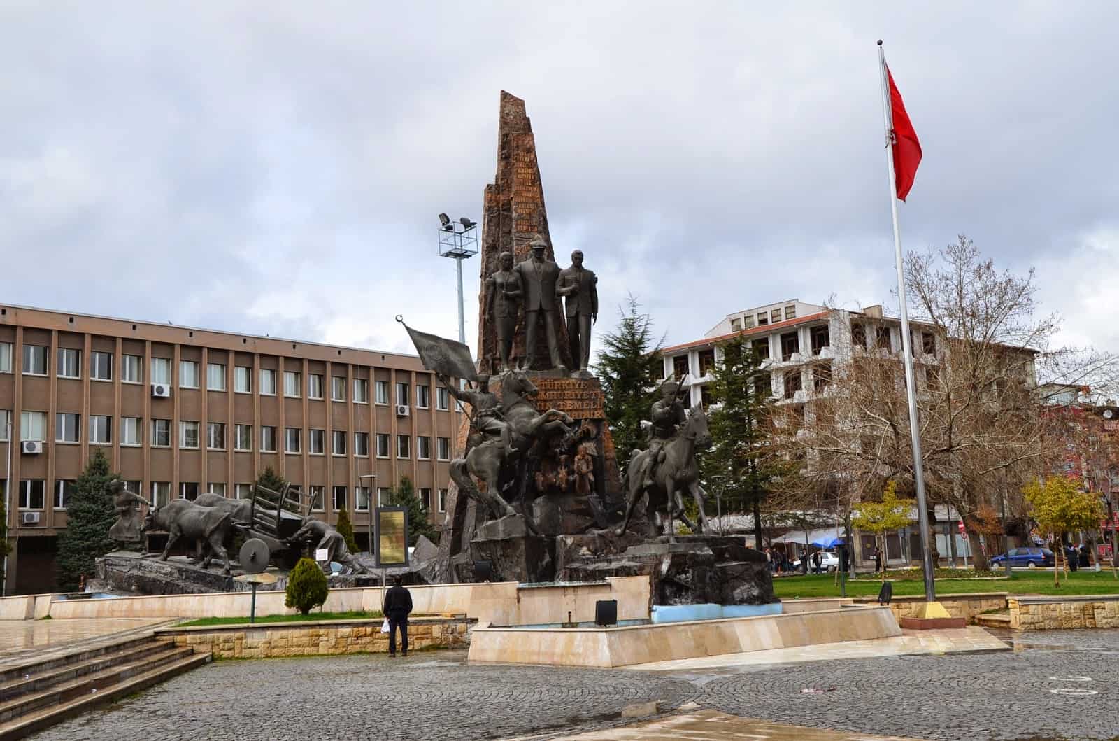 Atatürk Monument in Uşak, Turkey