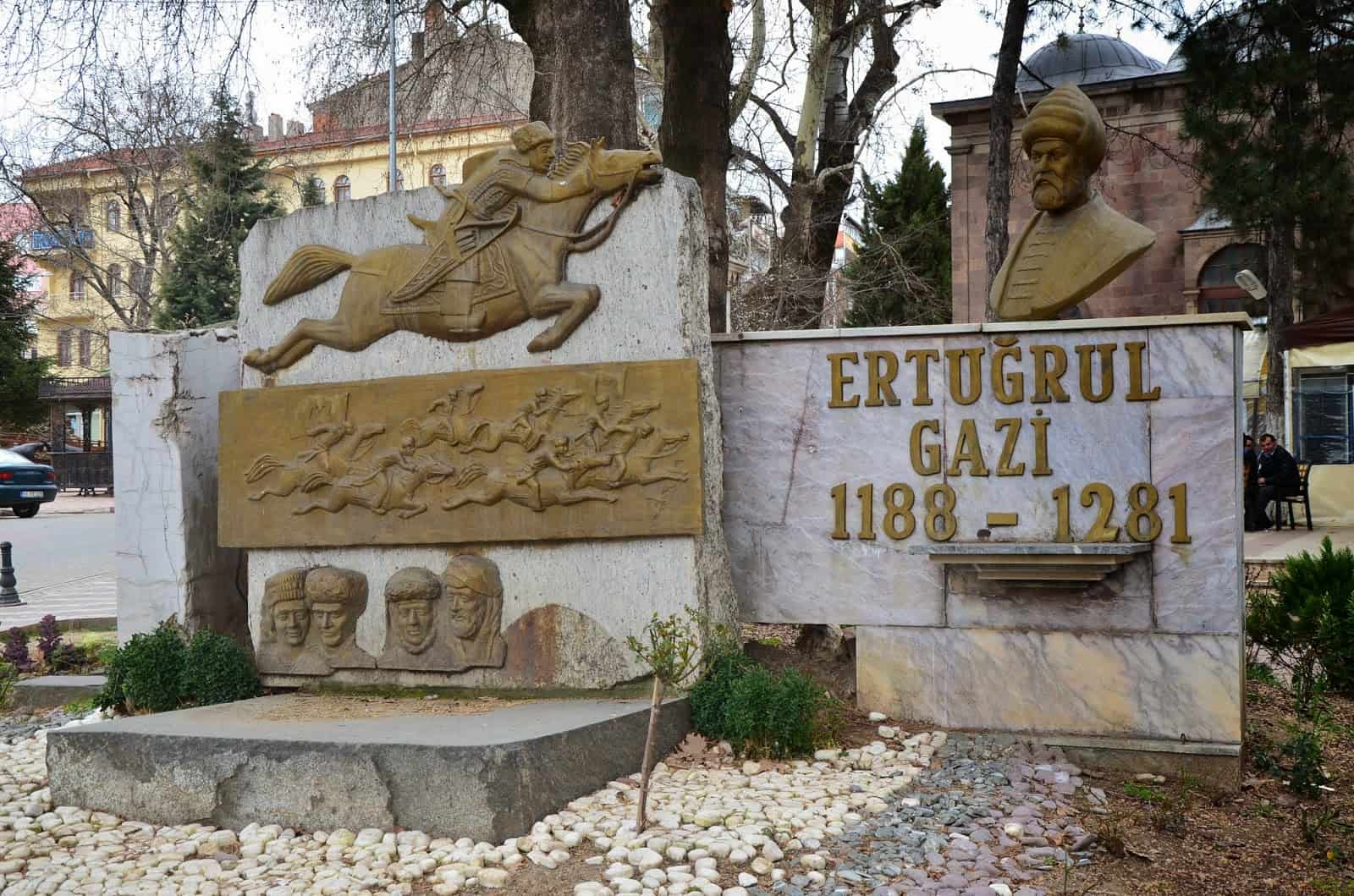Ertuğrul Gazi monument in Söğüt, Turkey