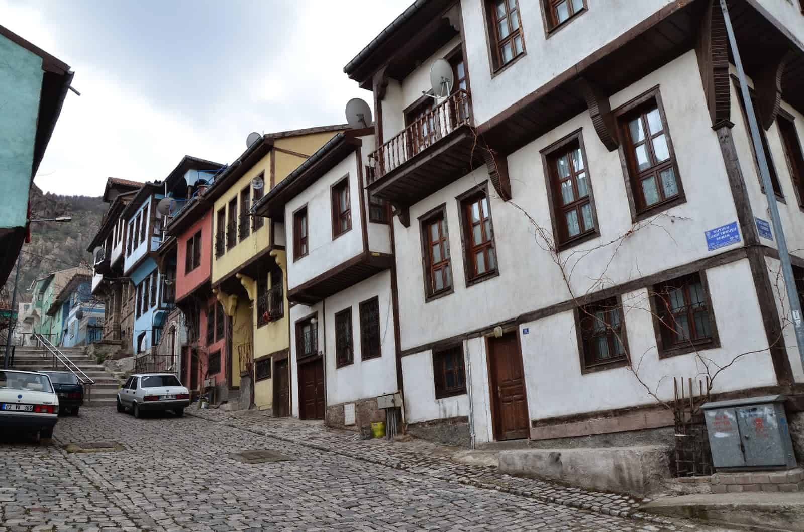 Ottoman homes in Afyon, Turkey