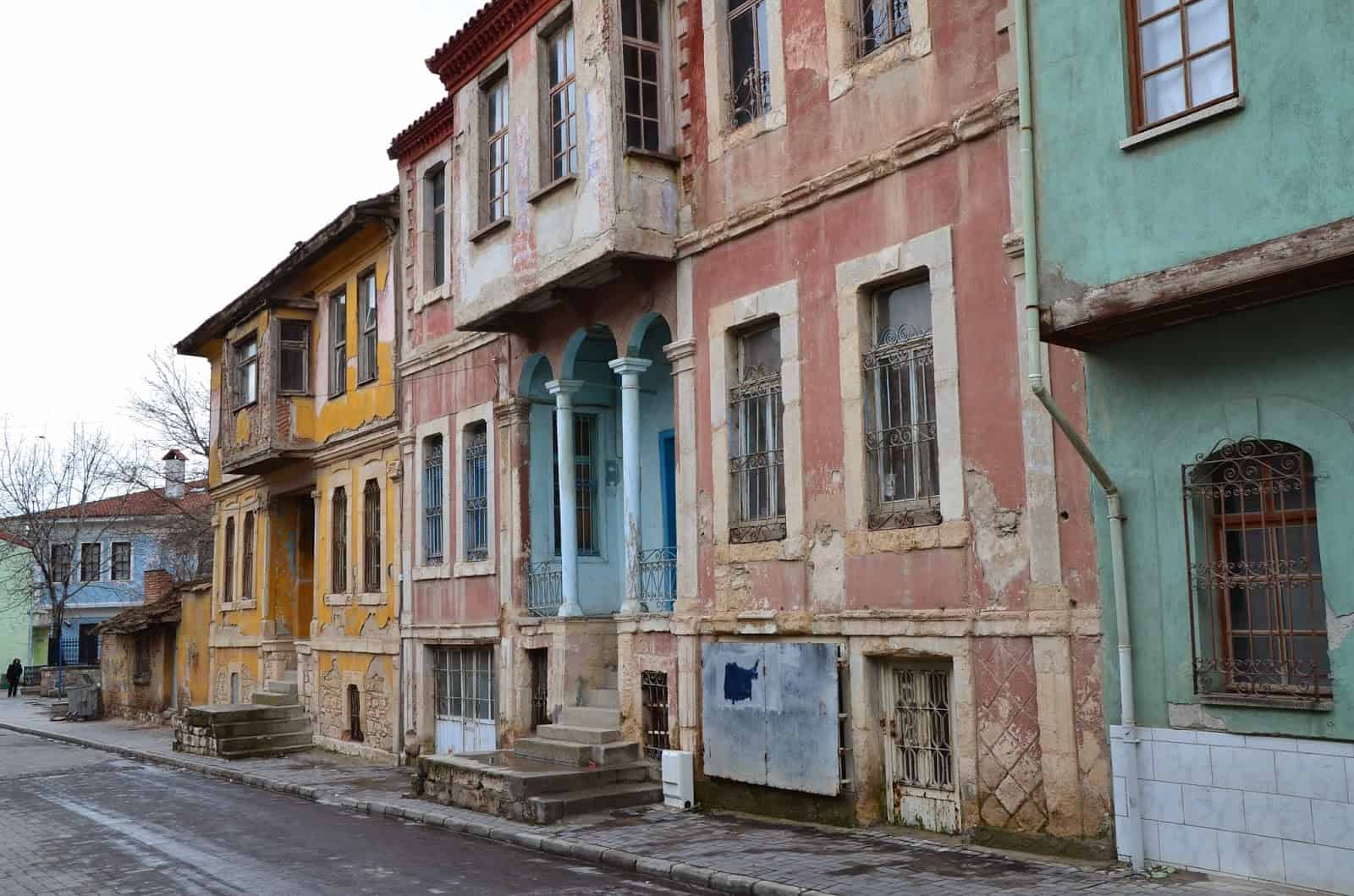 Ottoman homes in Uşak, Turkey