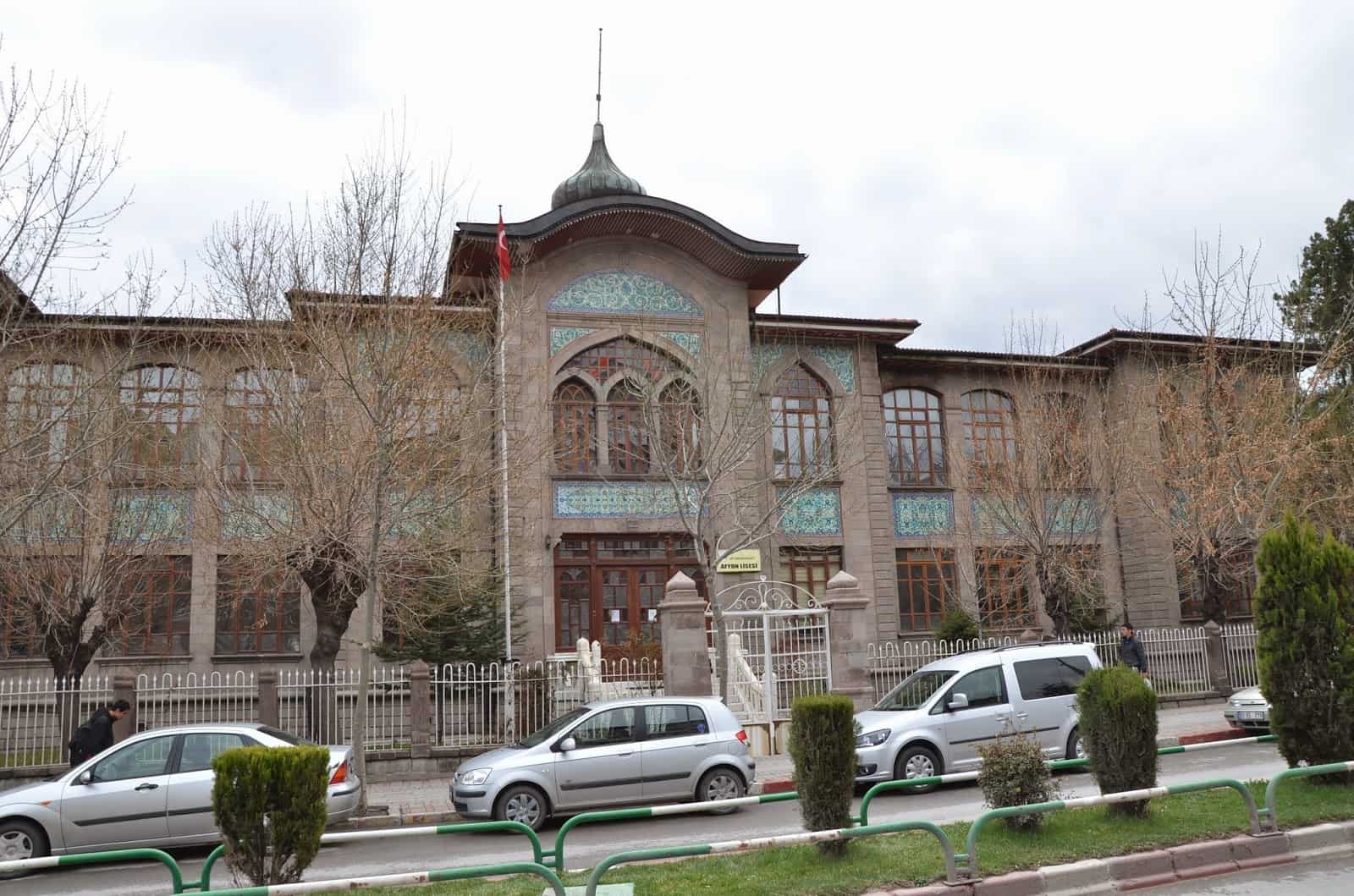 Afyon High School in Afyon, Turkey