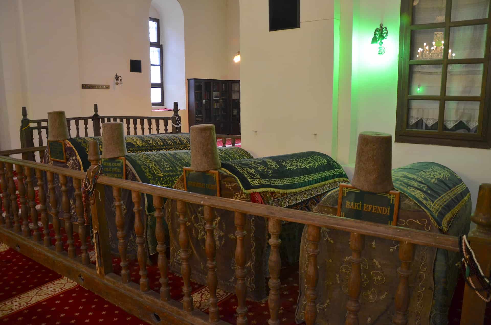 Tombs at the Sultan Divani Mevlevi Lodge