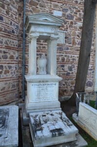 Tomb of Patriarch Constantine V at Halki Seminary on Heybeliada, Princes' Islands, Istanbul, Turkey