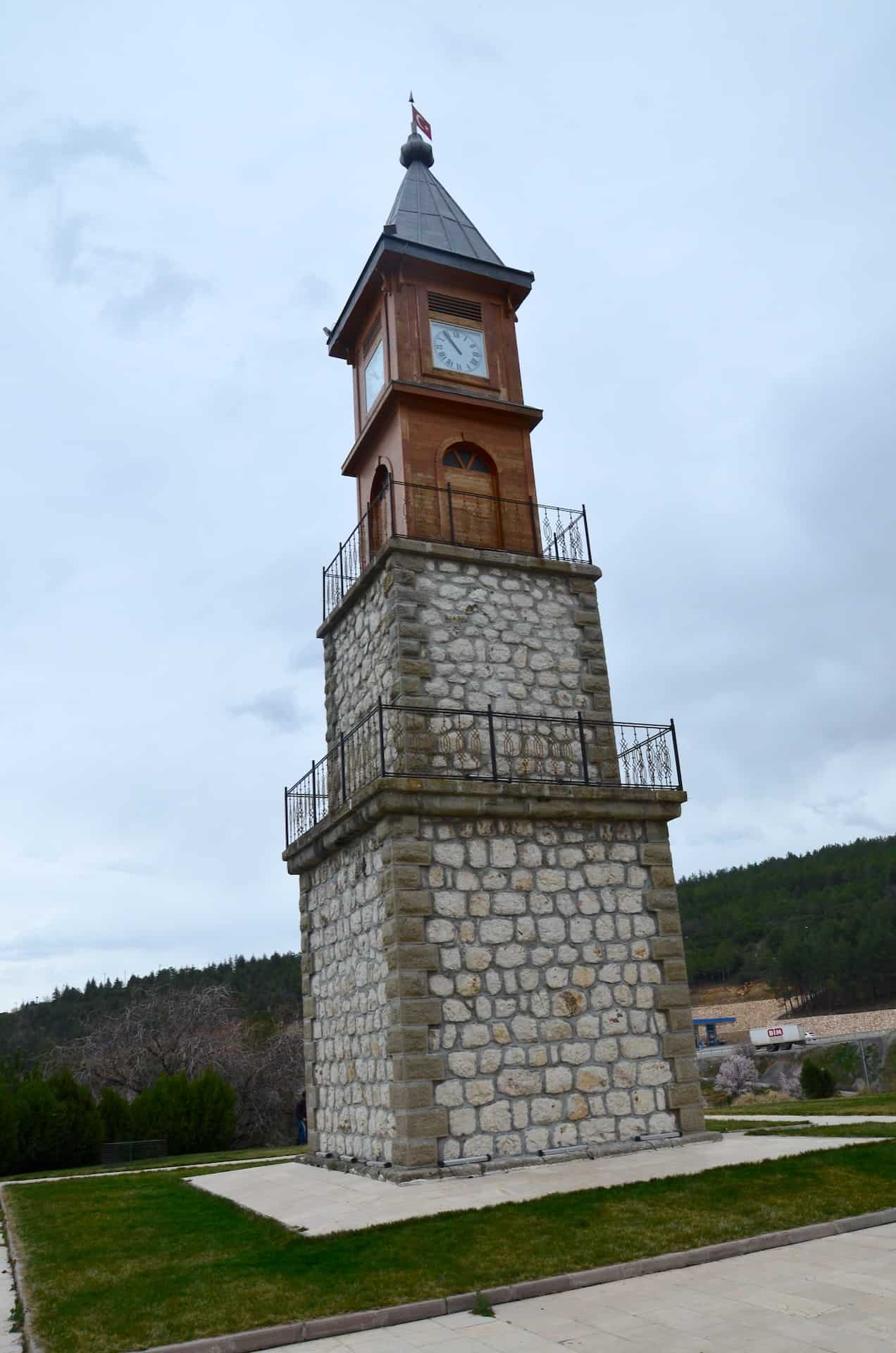 Clock tower in Bilecik, Turkey